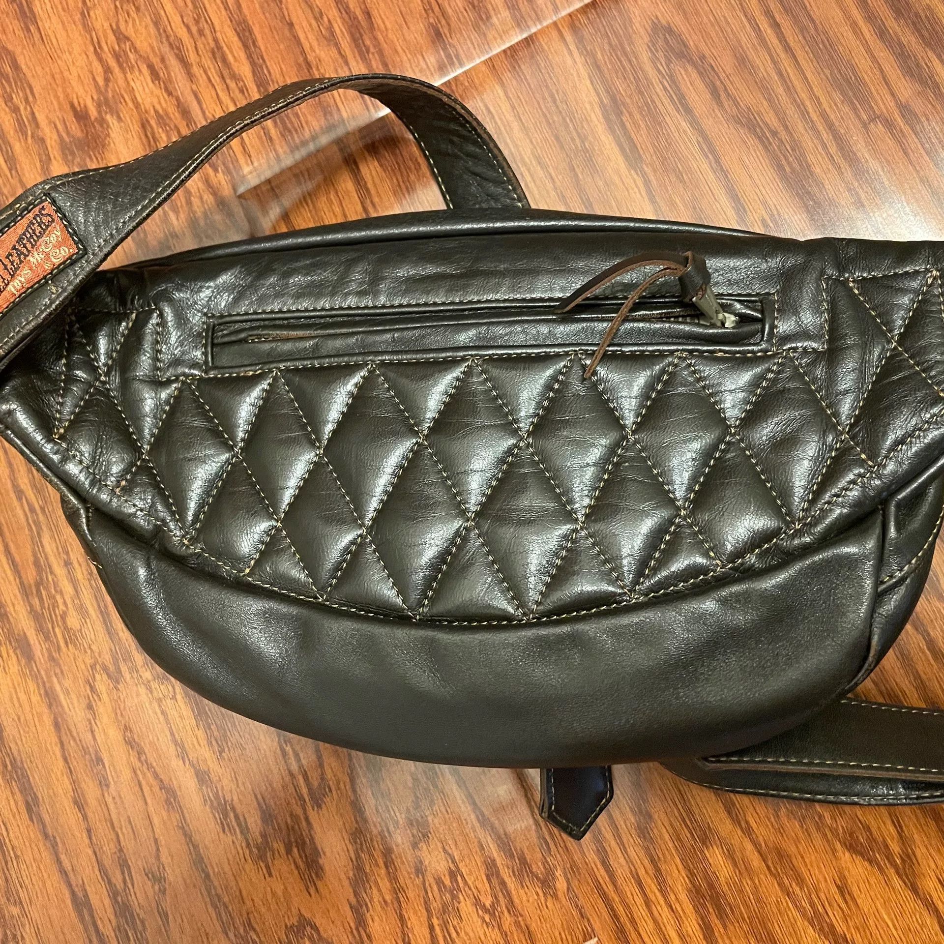 TOYS McCOY Toys McCoy Leather Motorcycle Bag Size ONE SIZE - 8 Thumbnail