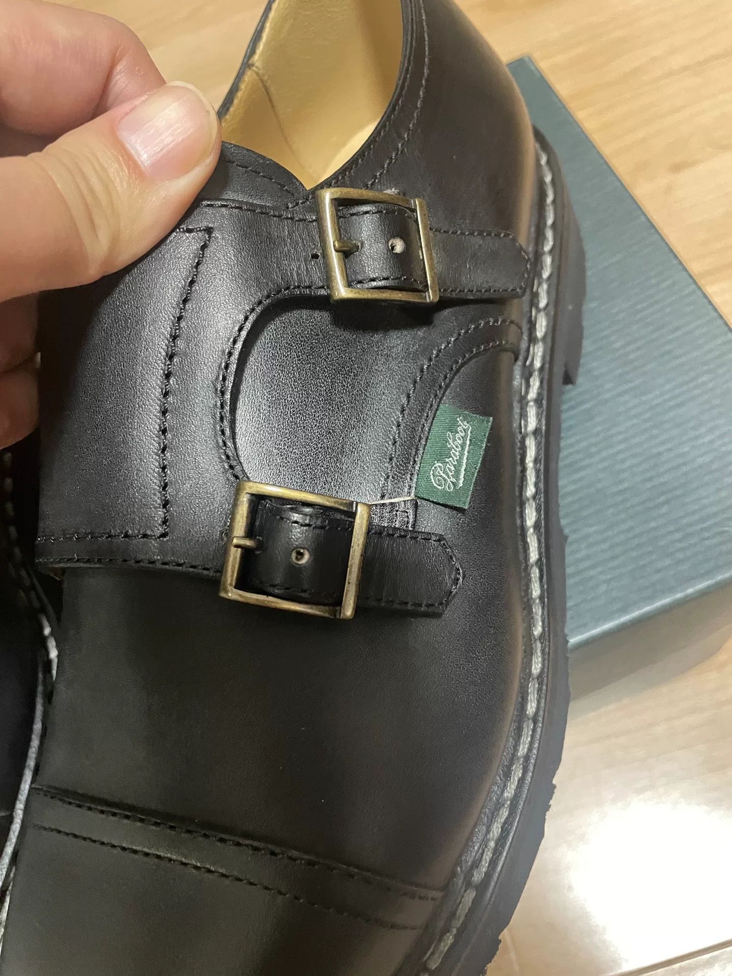 Paraboot Paraboot Monk Shoes Black Size 6.5 Size US 8 / EU 41 - 2 Thumbnail