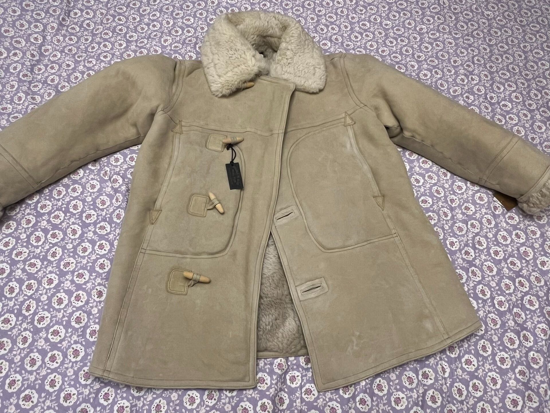 RRL Ralph Lauren Men's Vintage Shearling Coat by Double RL Size US L / EU 52-54 / 3 - 8 Thumbnail
