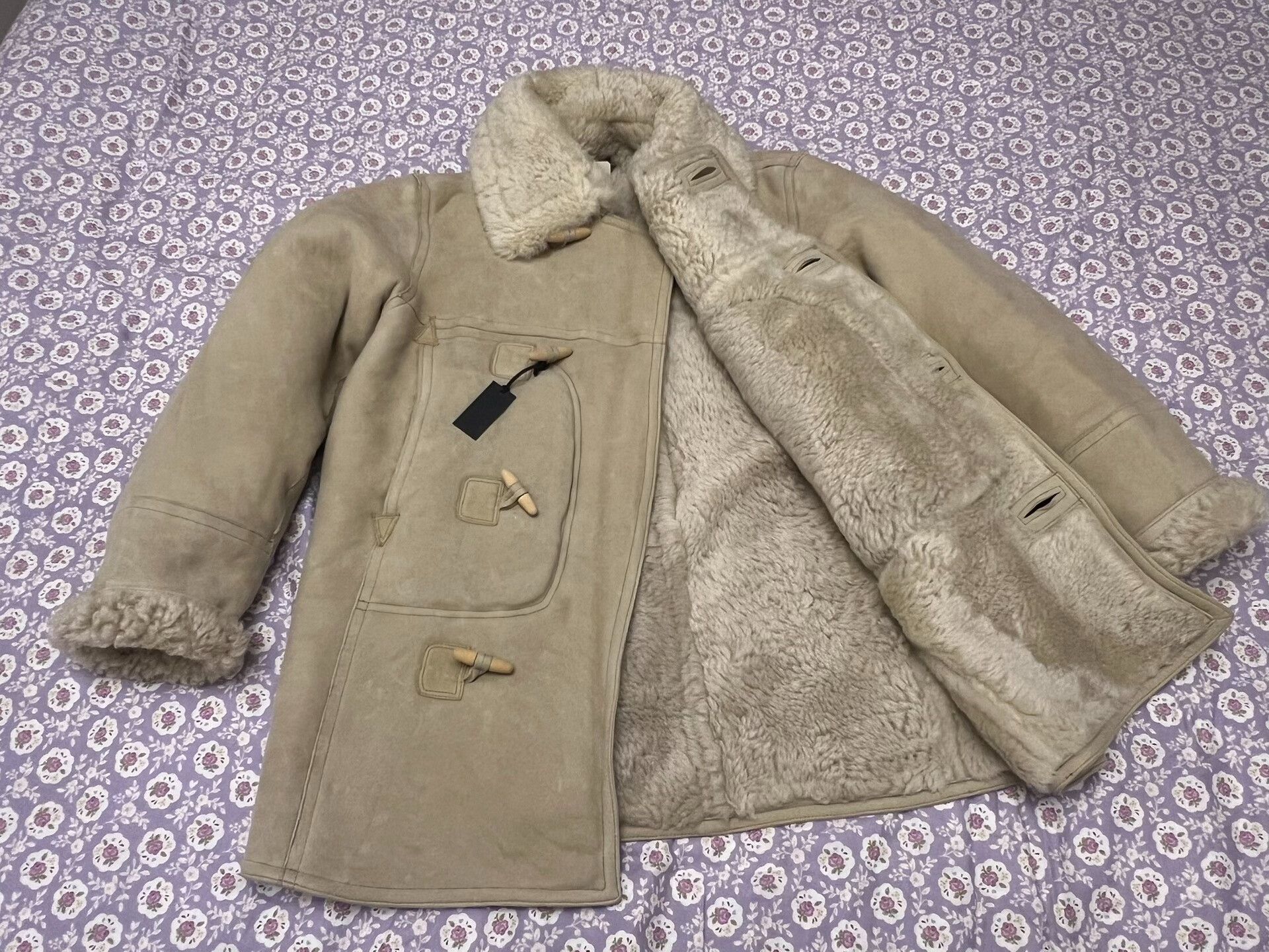 RRL Ralph Lauren Men's Vintage Shearling Coat by Double RL Size US L / EU 52-54 / 3 - 9 Thumbnail