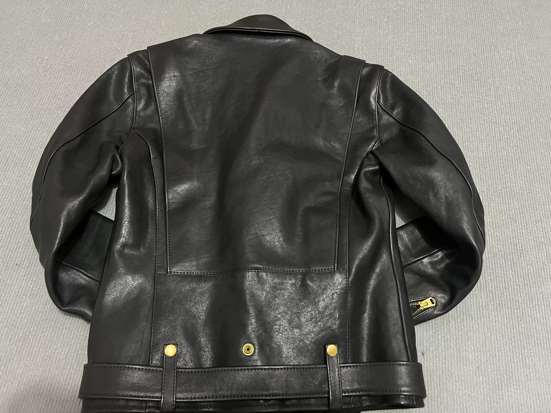 Schott Black Leather Biker Jacket Size US L / EU 52-54 / 3 - 7 Thumbnail