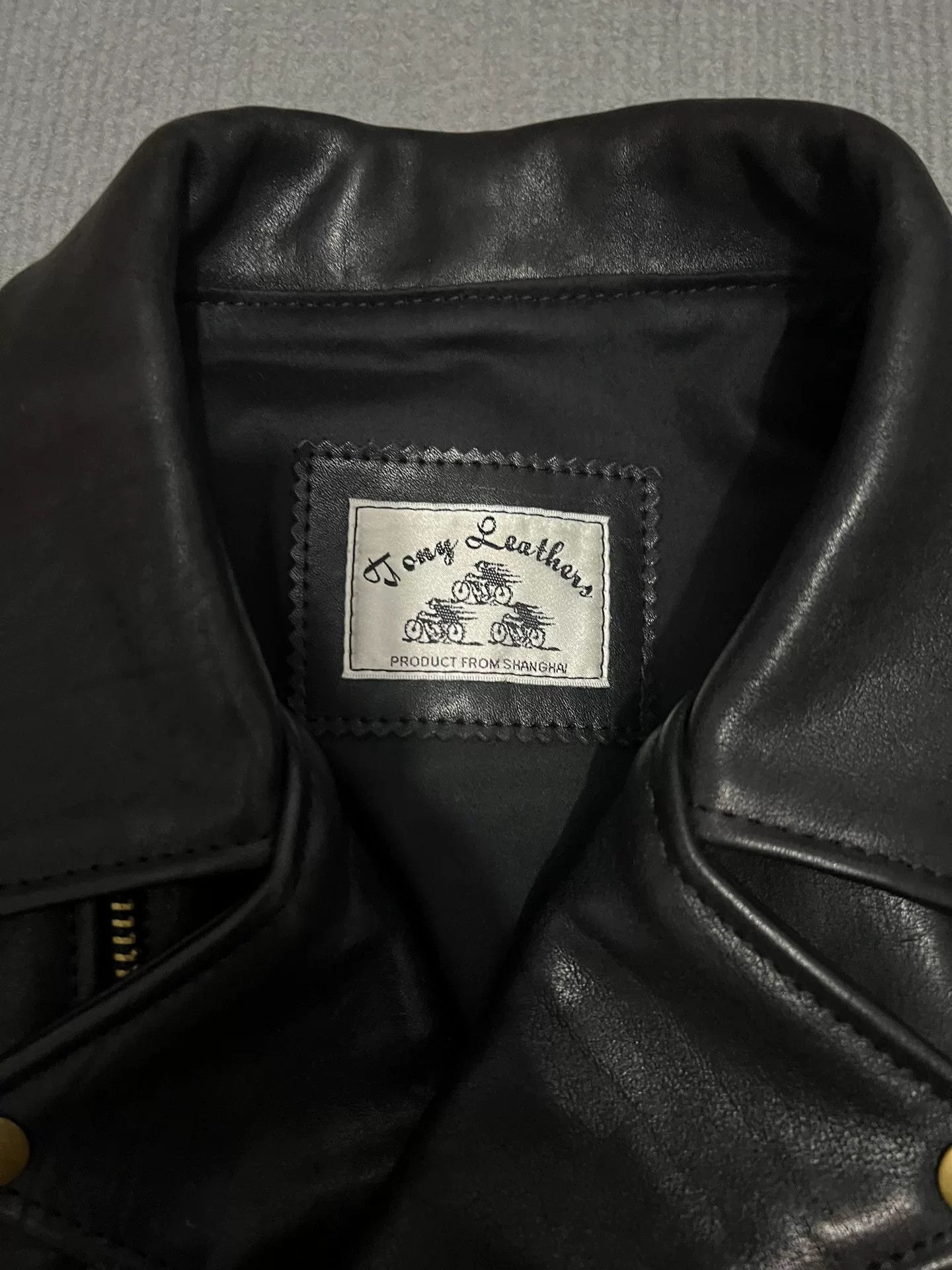 Schott Black Leather Biker Jacket Size US L / EU 52-54 / 3 - 4 Thumbnail