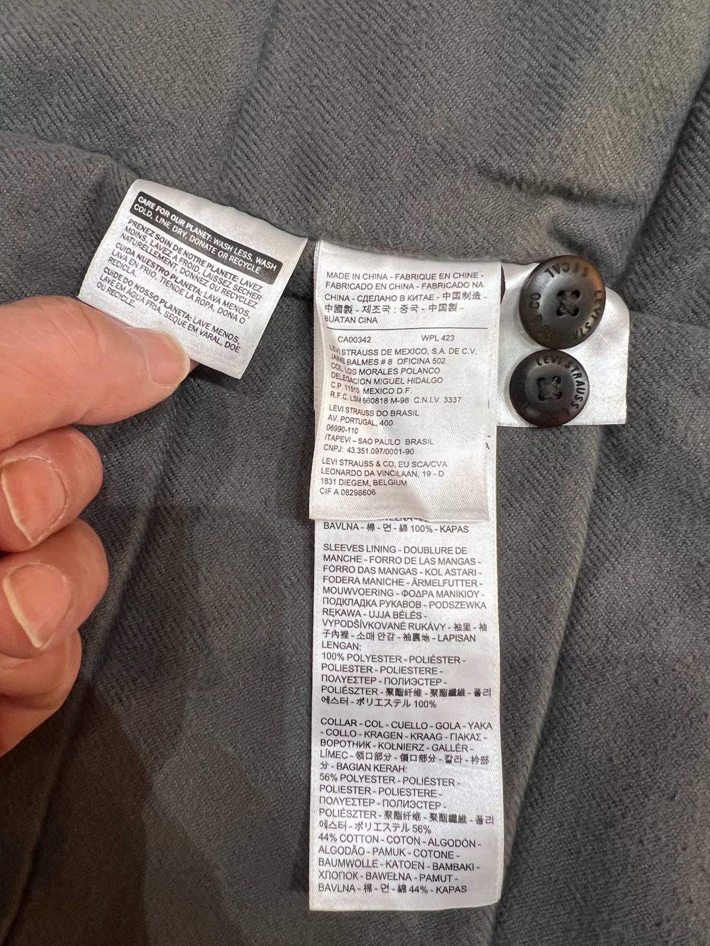 Levi's Levi's Waxed Jacket Size Small Size US S / EU 44-46 / 1 - 4 Thumbnail