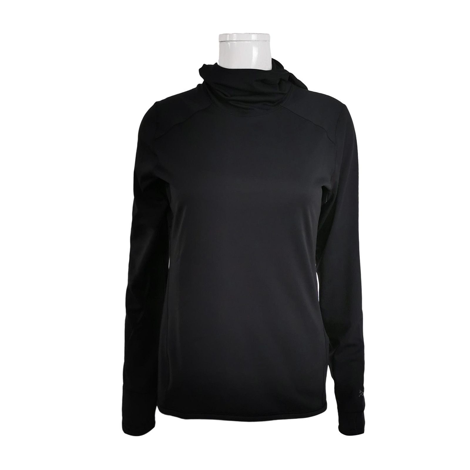 Arc'teryx Black Cowl Neck Long-Sleeve Top Size S / US 4 / IT 40 - 2 Thumbnail
