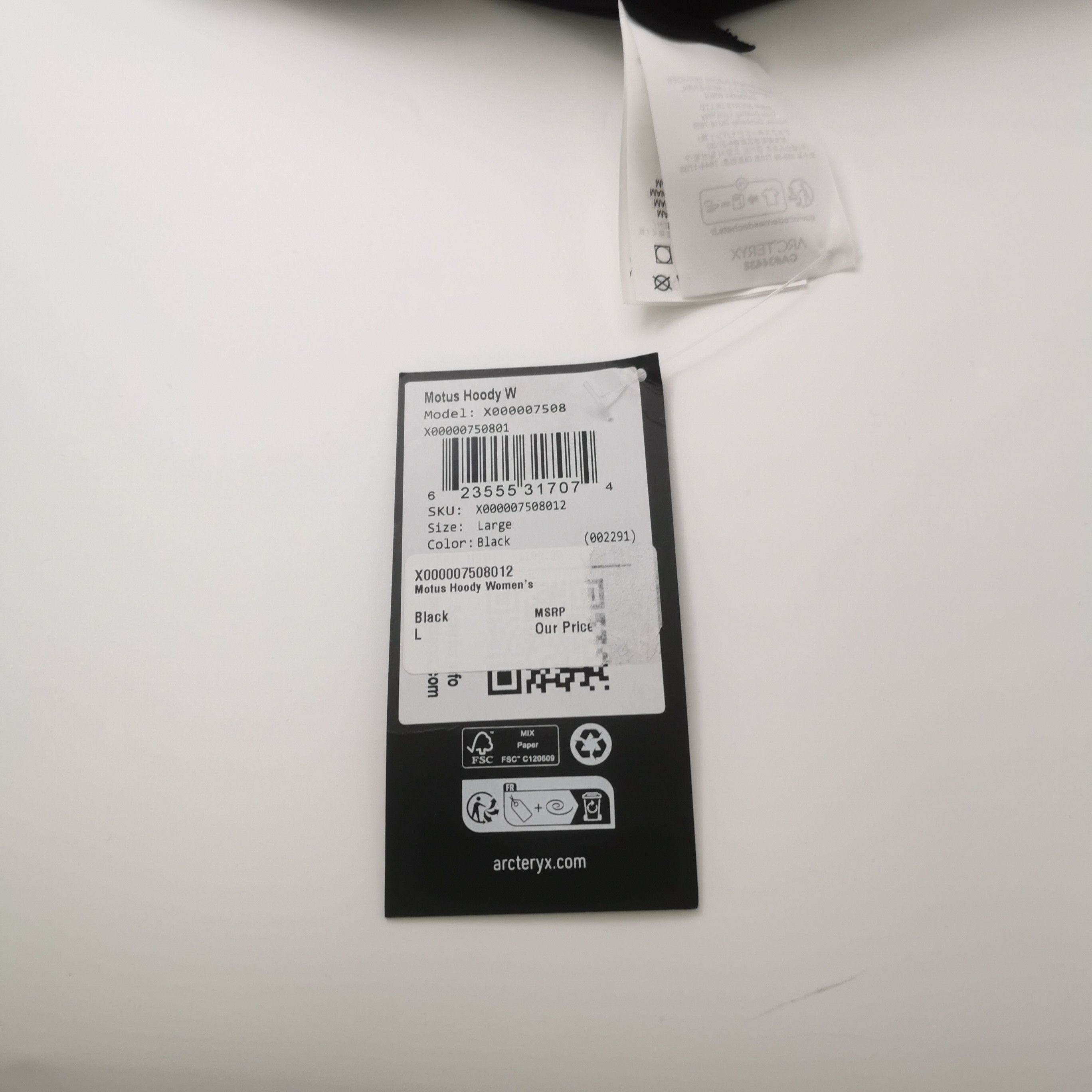 Arc'teryx Arc'teryx Rho Black Hooded Top M Size L / US 10 / IT 46 - 8 Thumbnail