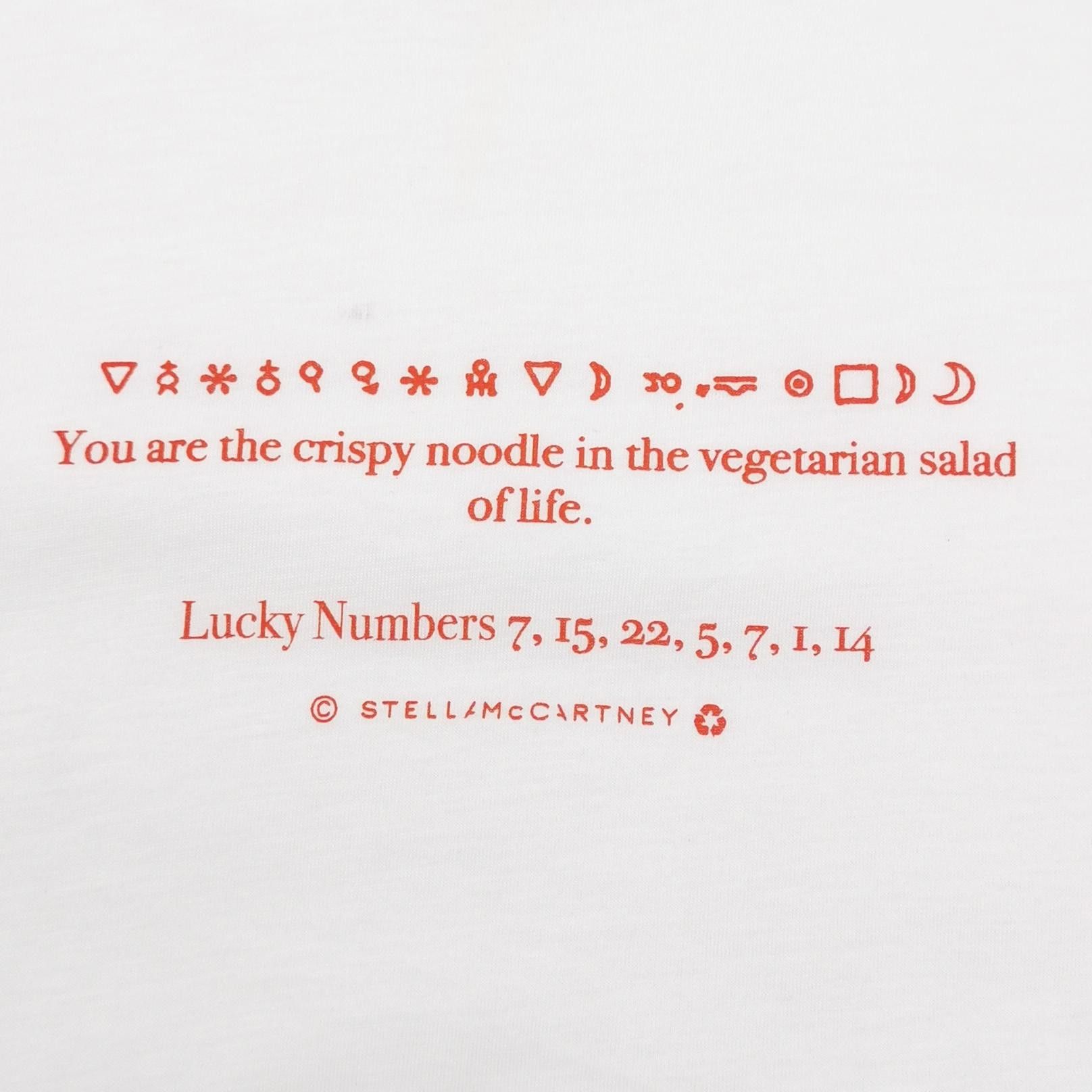 Stella McCartney White Printed Short-Sleeve T-Shirt