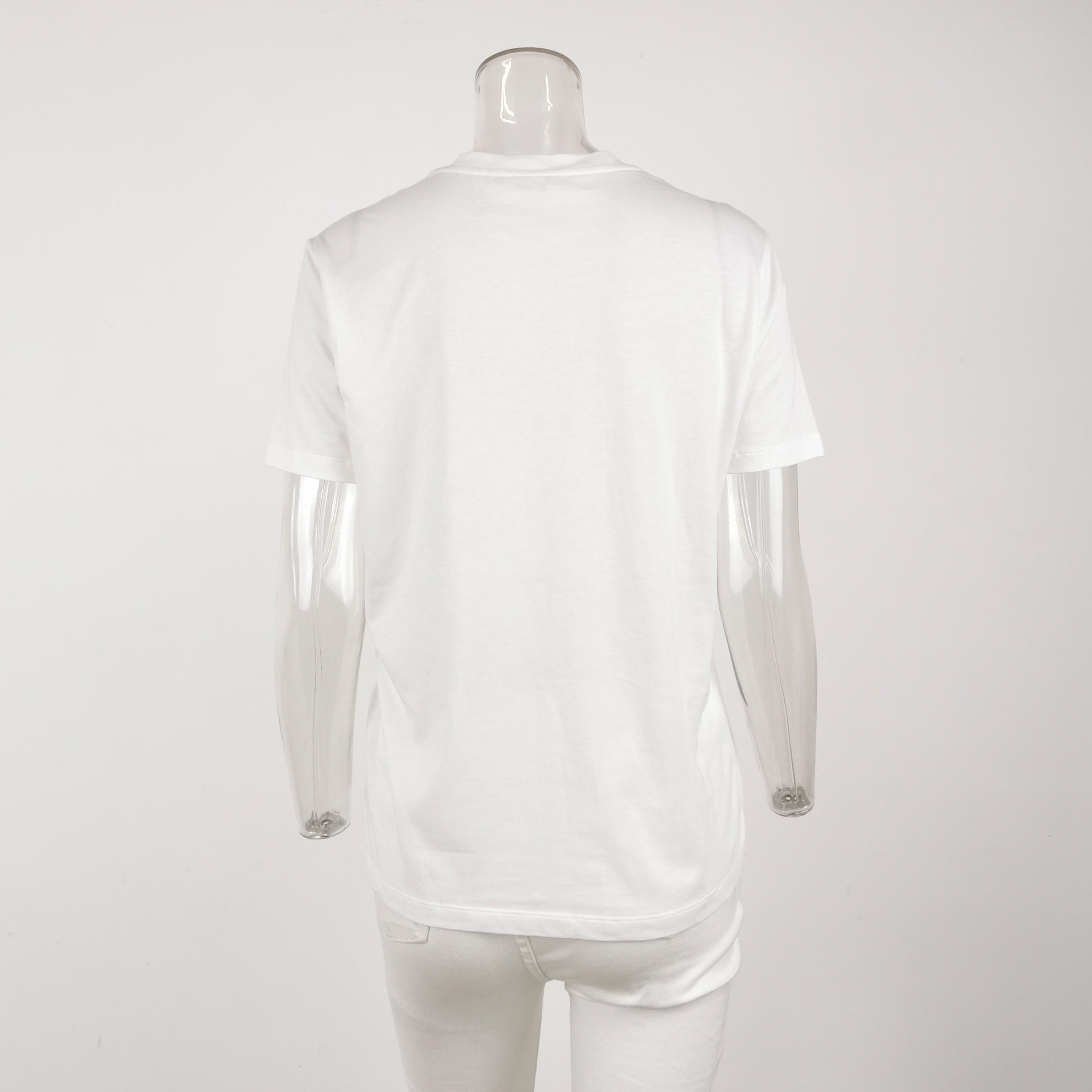 Stella McCartney White Printed Short-Sleeve T-Shirt