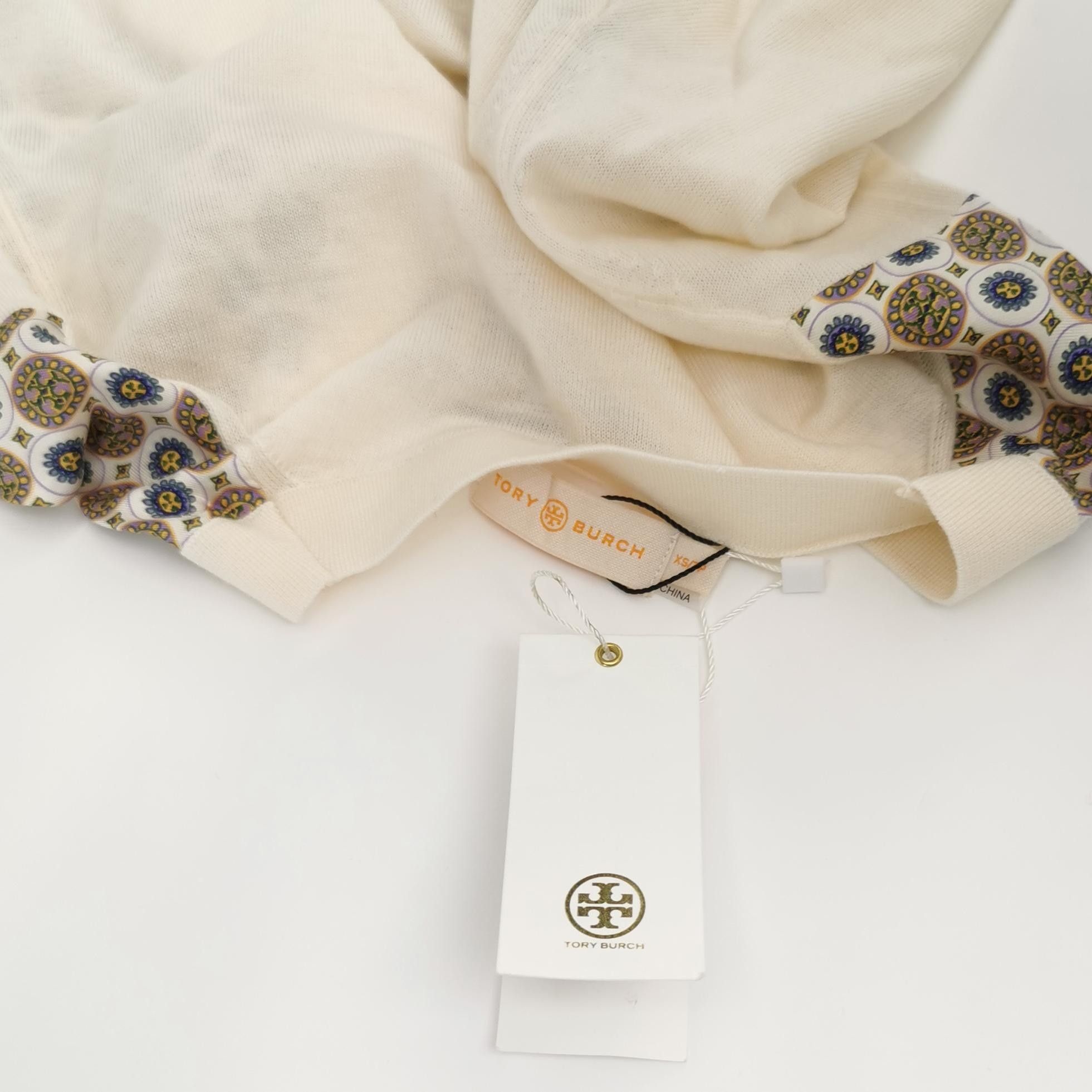 Tory Burch Tory Burch XS Wool Patterned Cardigan Size XXS / US 00 / IT 34 - 8 Thumbnail