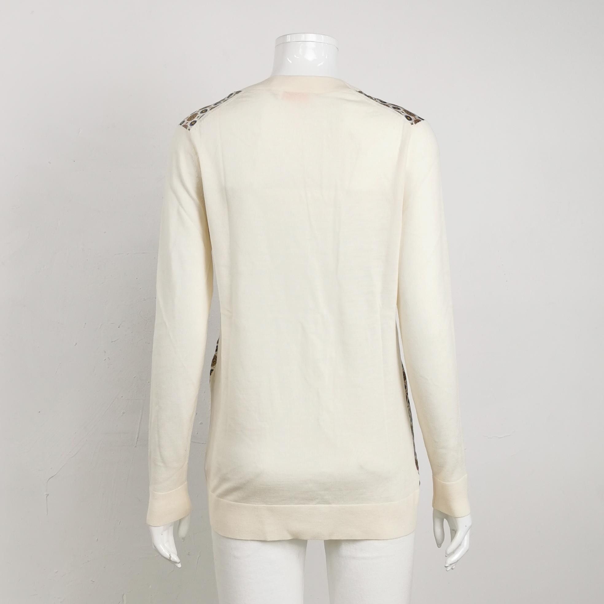 Tory Burch Tory Burch XS Wool Patterned Cardigan Size XXS / US 00 / IT 34 - 4 Thumbnail