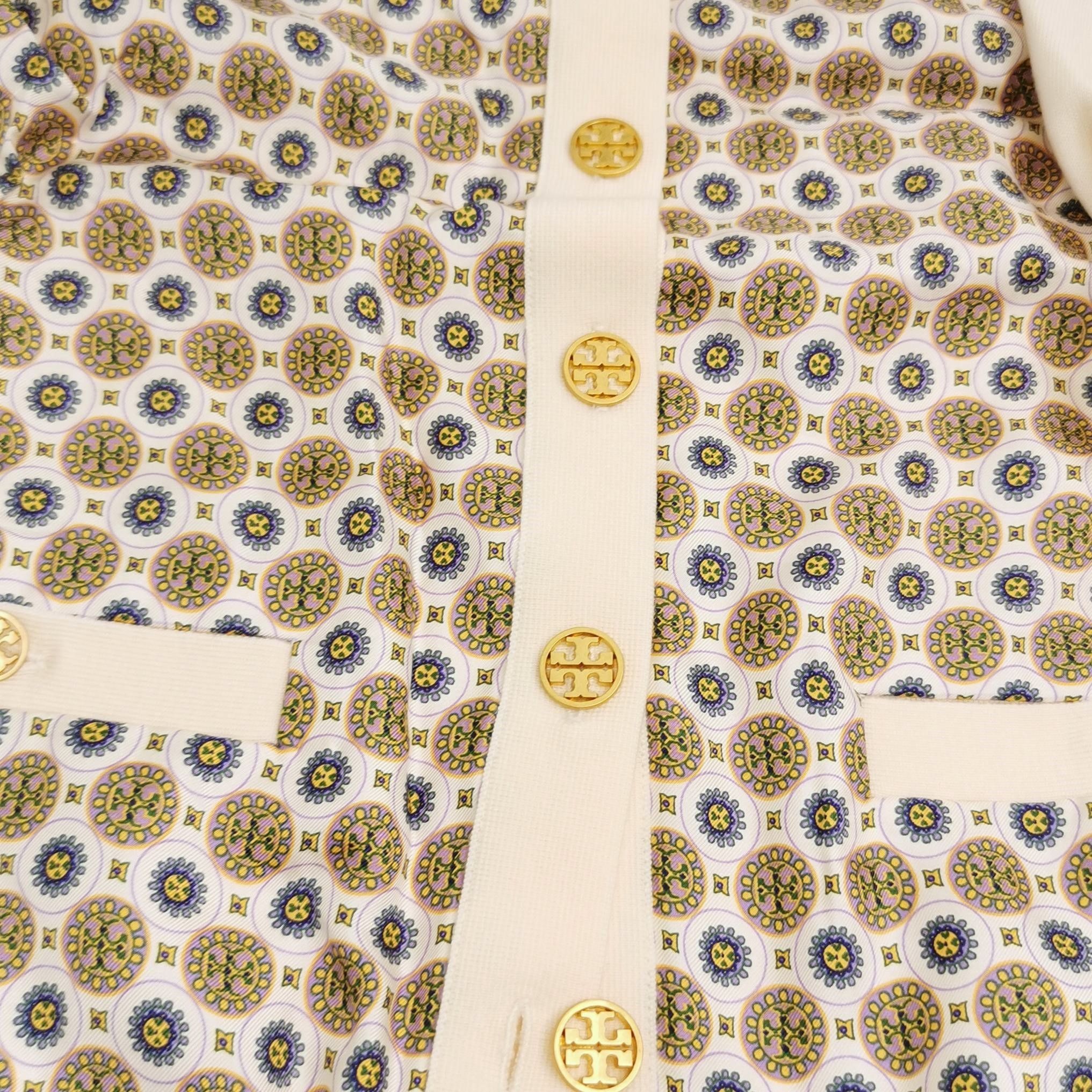Tory Burch Tory Burch XS Wool Patterned Cardigan Size XXS / US 00 / IT 34 - 6 Thumbnail