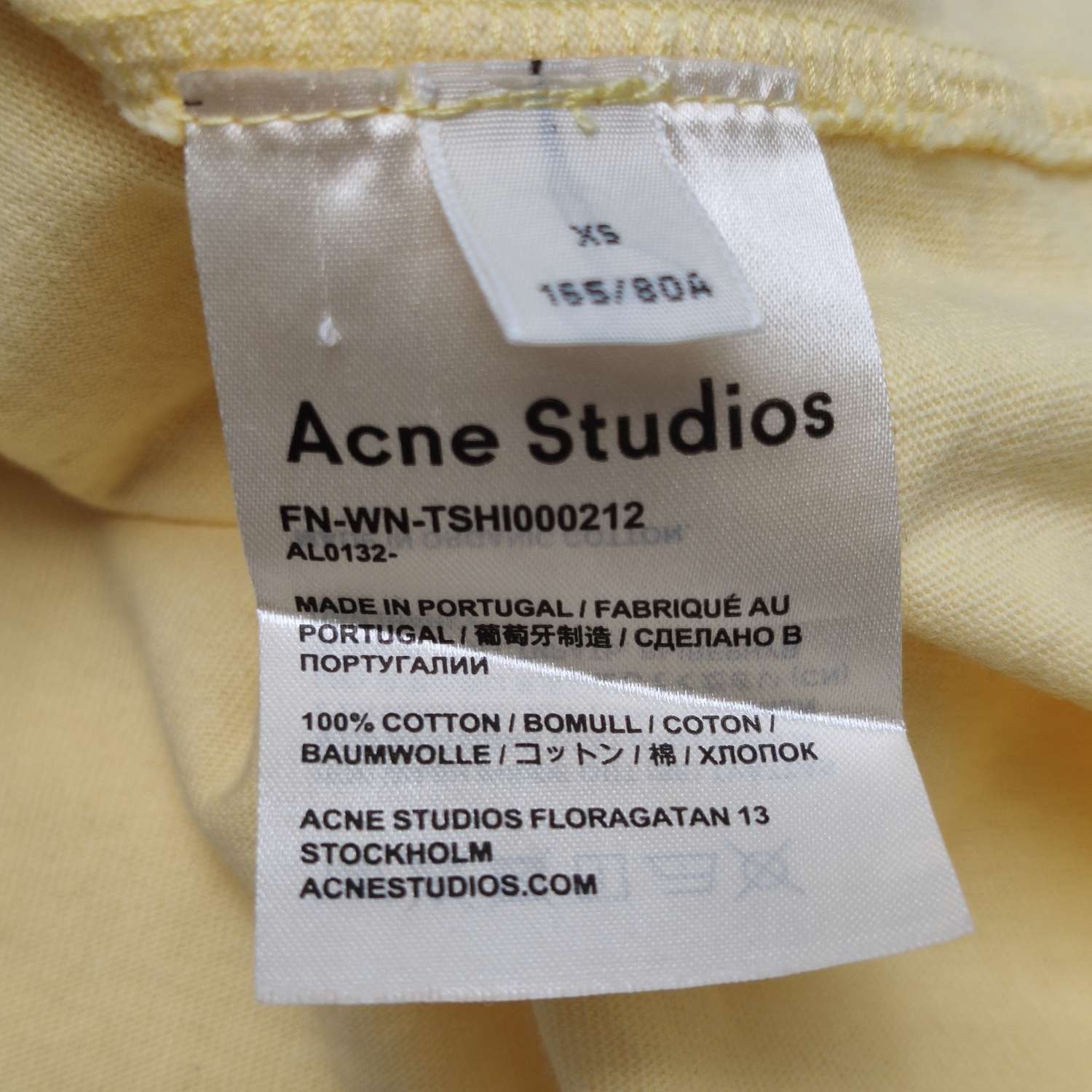 Acne Studios Acne Studios XS Cotton Graphic Print T-Shirt Size XS / US 0-2 / IT 36-38 - 12 Thumbnail