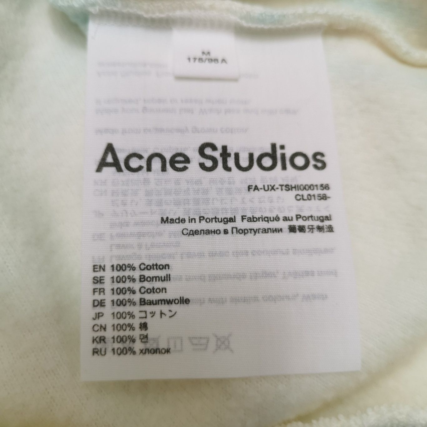 Acne Studios Acne Studios XXS Multi-Stripe Cotton Crewneck Tee Size M / US 6-8 / IT 42-44 - 12 Thumbnail