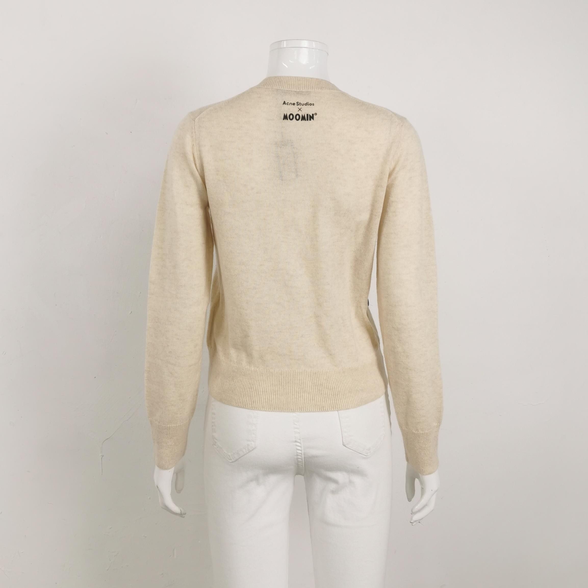 Acne Studios Acne Studios Moomin Wool Blend Cartoon Sweater S Size XXS / US 00 / IT 34 - 3 Thumbnail