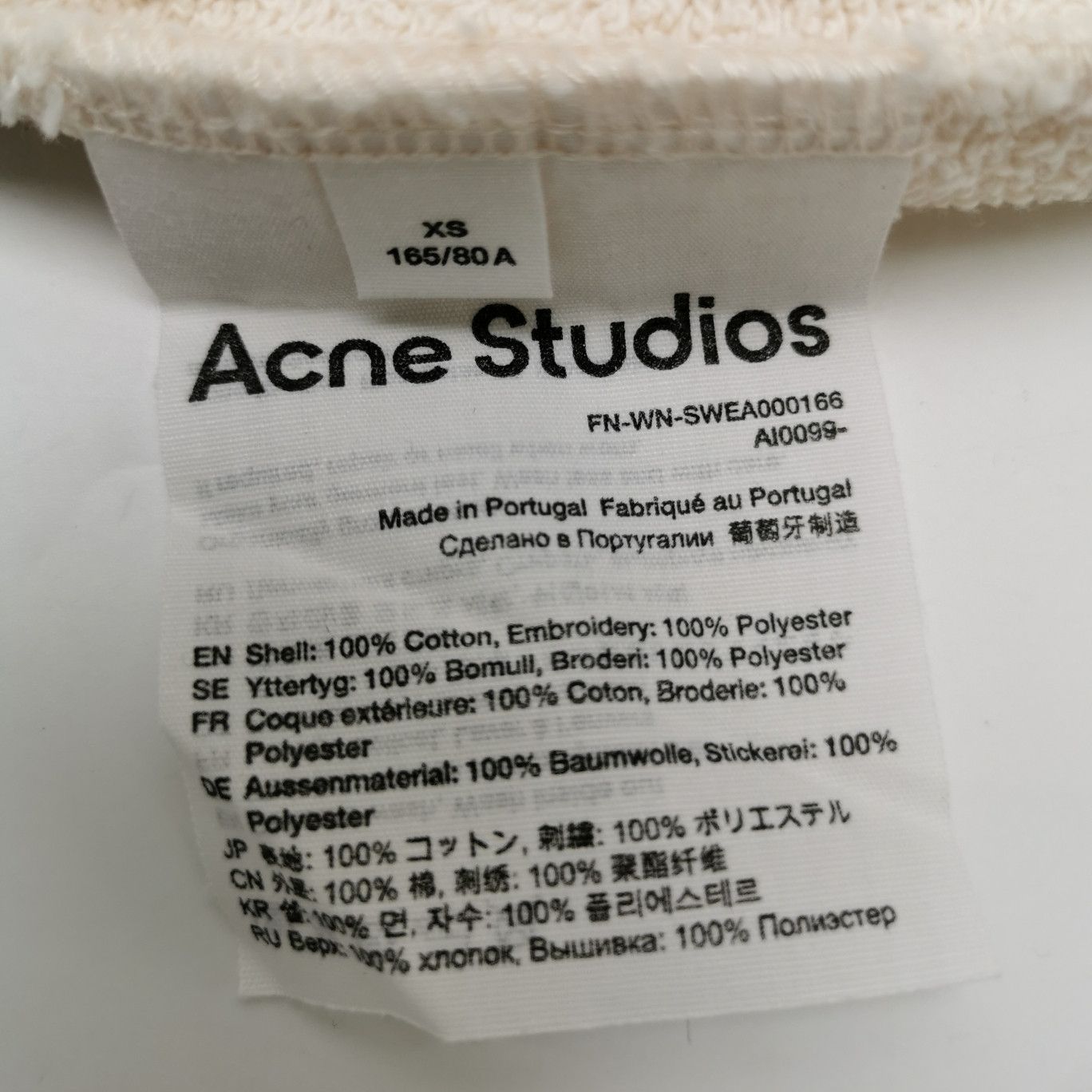 Acne Studios Acne Studios XS Cotton Logo Crewneck Sweatshirt Size XS / US 0-2 / IT 36-38 - 13 Thumbnail