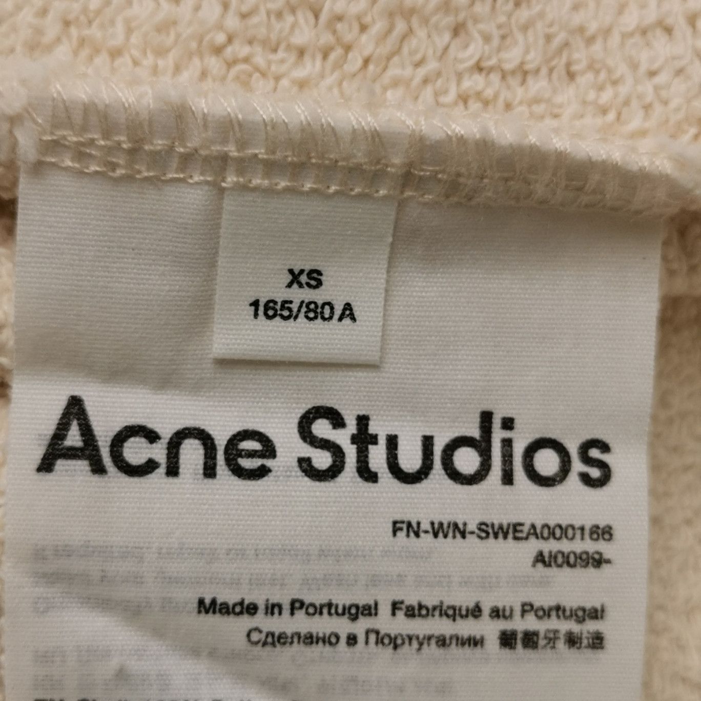 Acne Studios Acne Studios XS Cotton Logo Crewneck Sweatshirt Size XS / US 0-2 / IT 36-38 - 12 Thumbnail