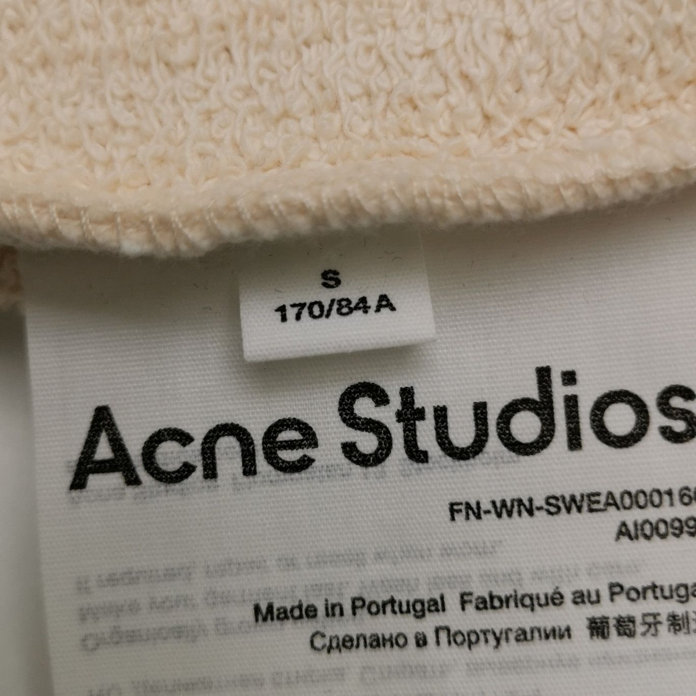 Acne Studios Acne Studios Kids Beige Crewneck Sweatshirt 6Y Size S / US 4 / IT 40 - 12 Thumbnail