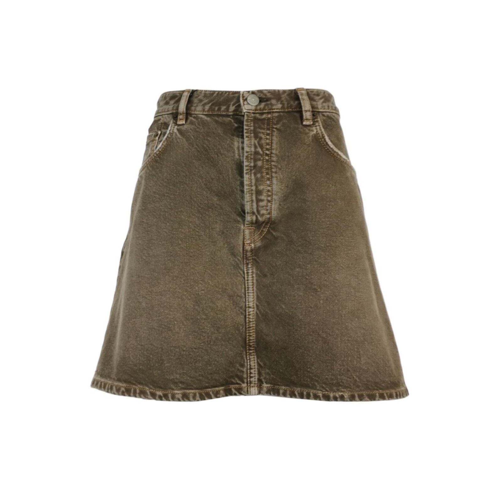 Acne Studios Acne Studios XS Cotton Logo Denim Skirt 26/32 Size 40" / US 18 - 2 Thumbnail