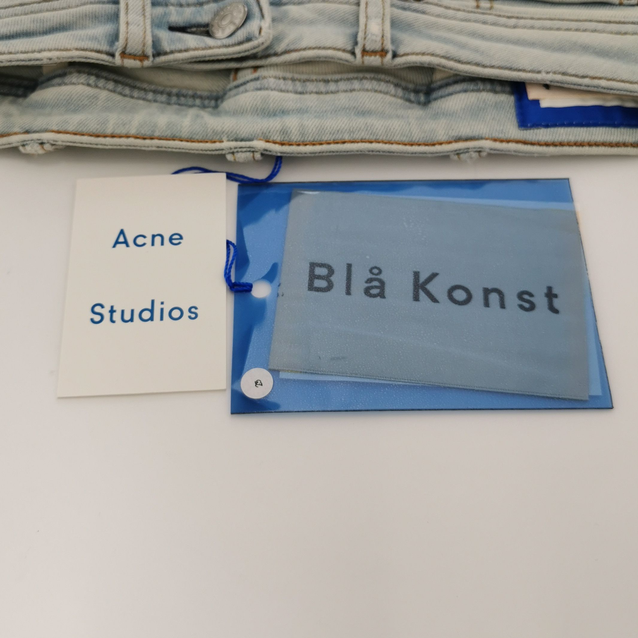 Acne Studios Acne Studios Cotton Logo Denim Pants XS/25 Size 25" / US 0 / IT 36 - 7 Thumbnail