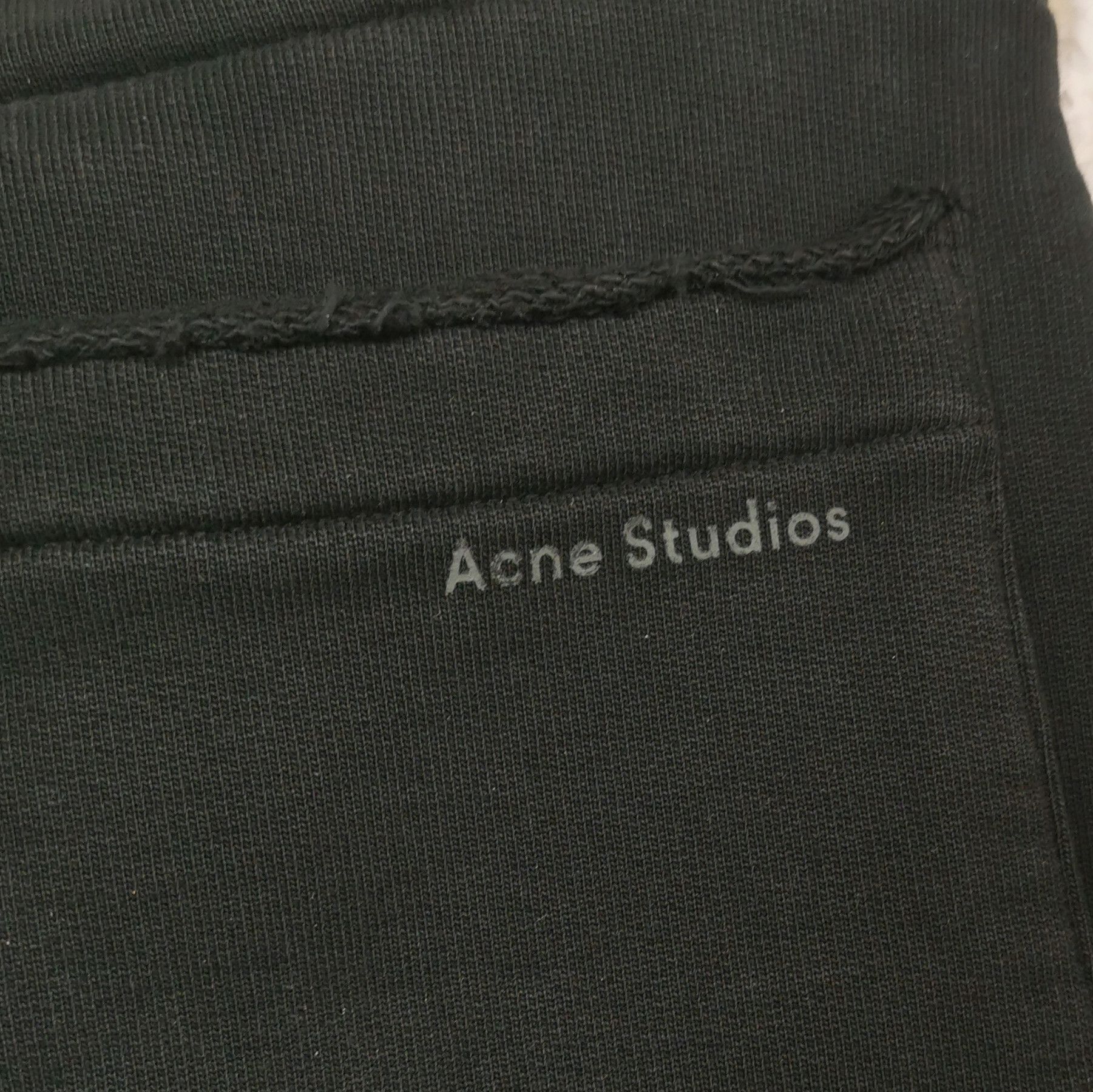 Acne Studios Black Wide-Leg Drawstring Pants XS Size 22" - 6 Thumbnail