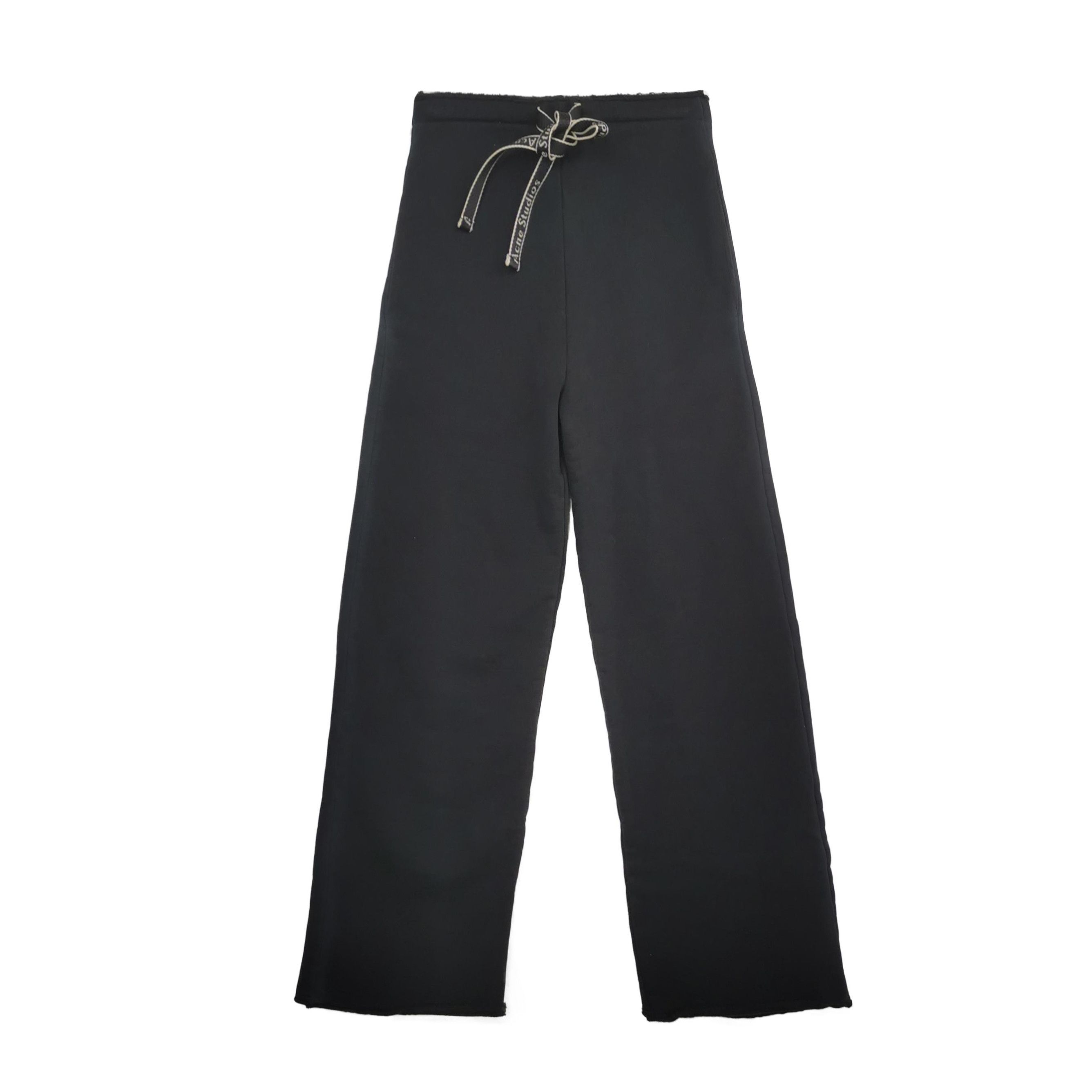 Acne Studios Black Wide-Leg Drawstring Pants XS Size 22" - 2 Thumbnail