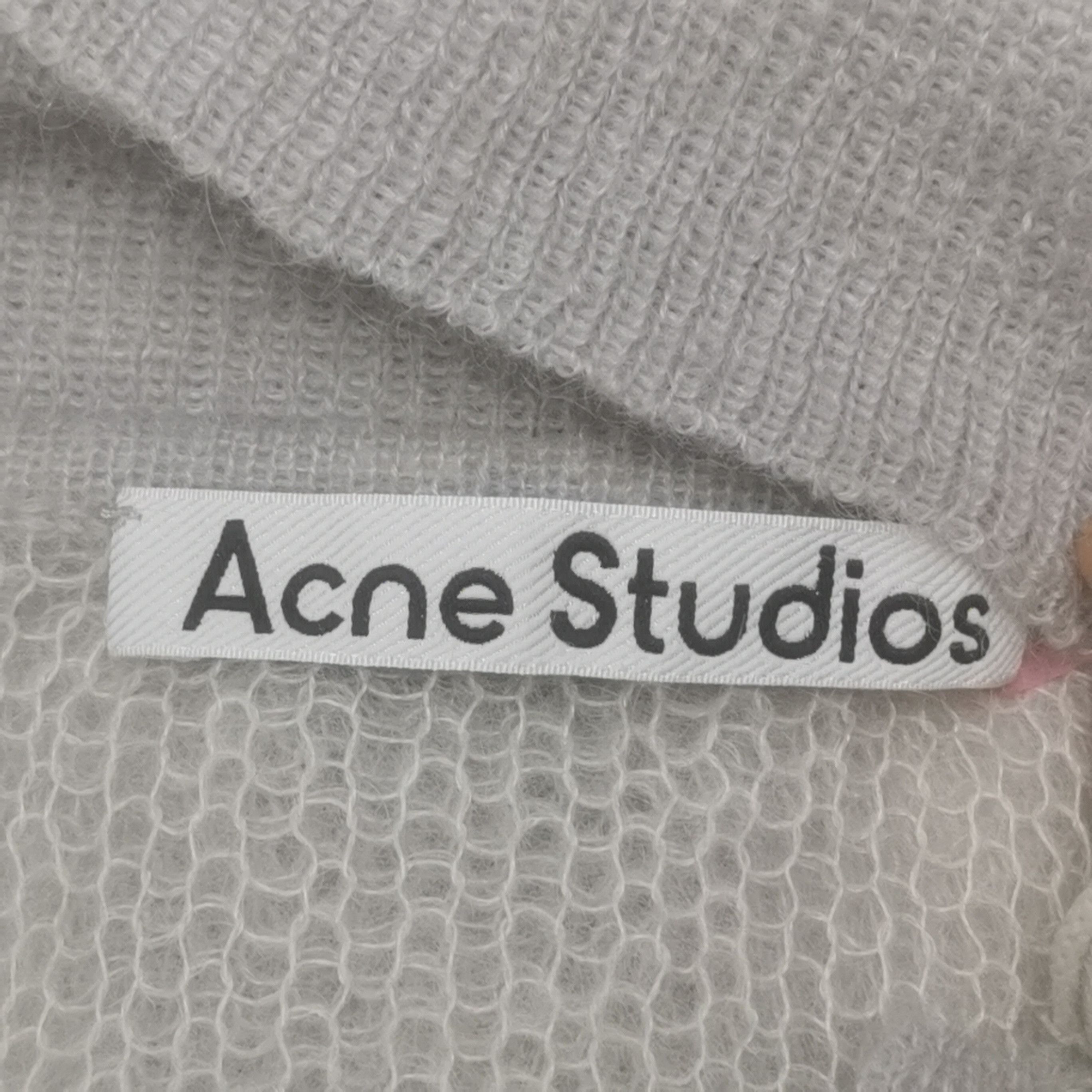Acne Studios Acne Studios XS Mohair Wool Collared Knit Sweater Size XS / US 0-2 / IT 36-38 - 8 Thumbnail