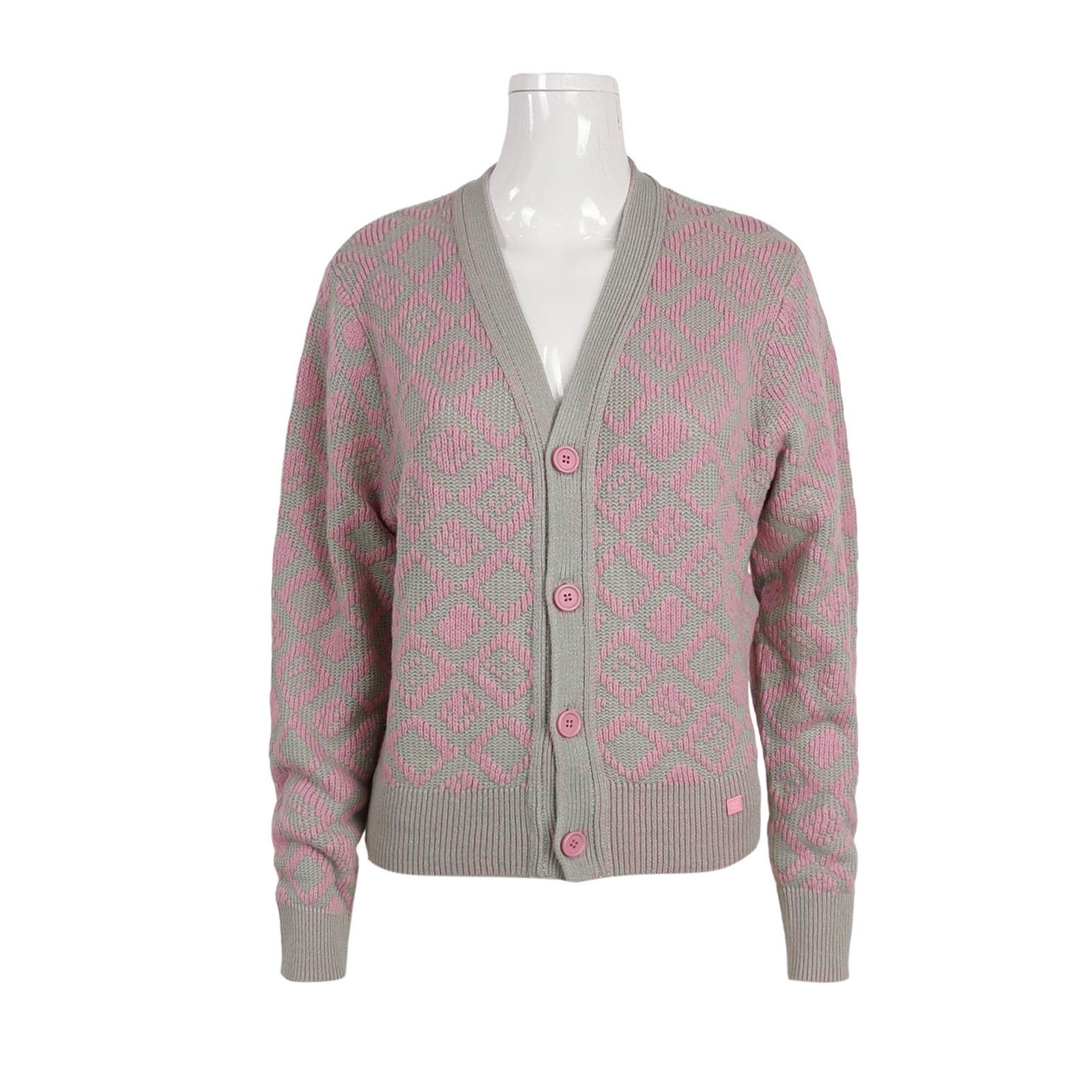 Acne Studios Acne Studios S Mohair Wool Blend V-Neck Cardigan Size XS / US 0-2 / IT 36-38 - 2 Thumbnail