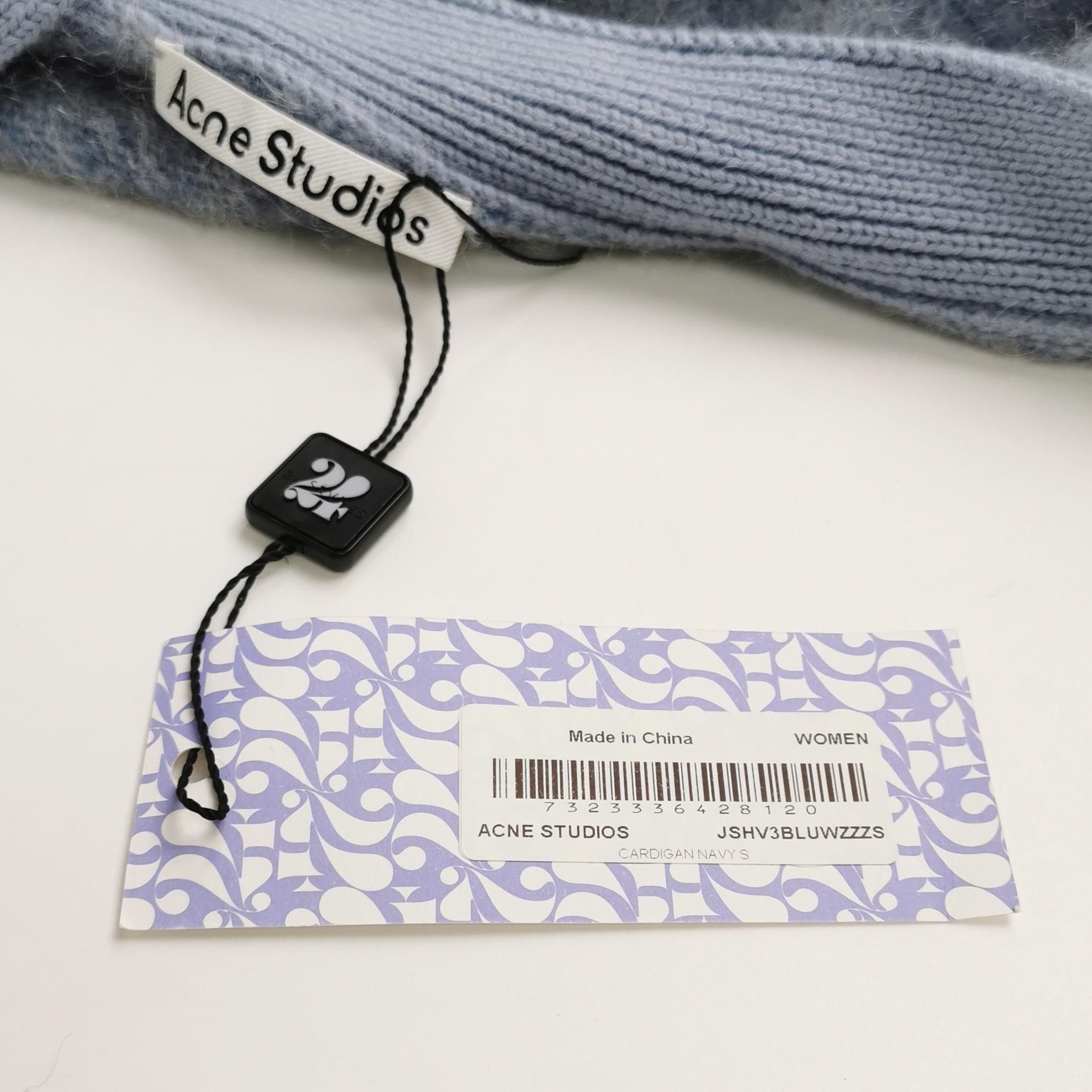 Acne Studios Acne Studios S Mohair Wool V-Neck Cardigan Size S / US 4 / IT 40 - 6 Thumbnail