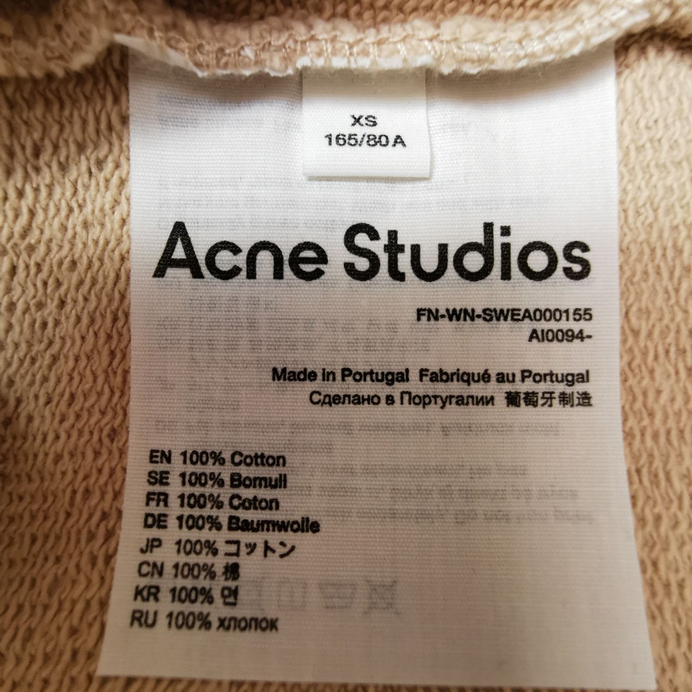Acne Studios Acne Studios XS Cotton Graphic Crewneck Sweatshirt Size XS / US 0-2 / IT 36-38 - 13 Thumbnail