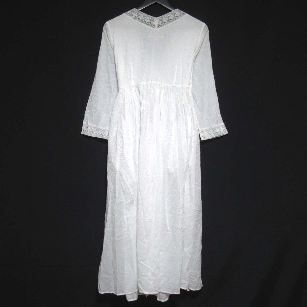 Other Other NE QUITTEZ PAS Cotton Voile Lace Dress Textile Dresses DUTY FREE for USA Size ONE SIZE - 2 Thumbnail