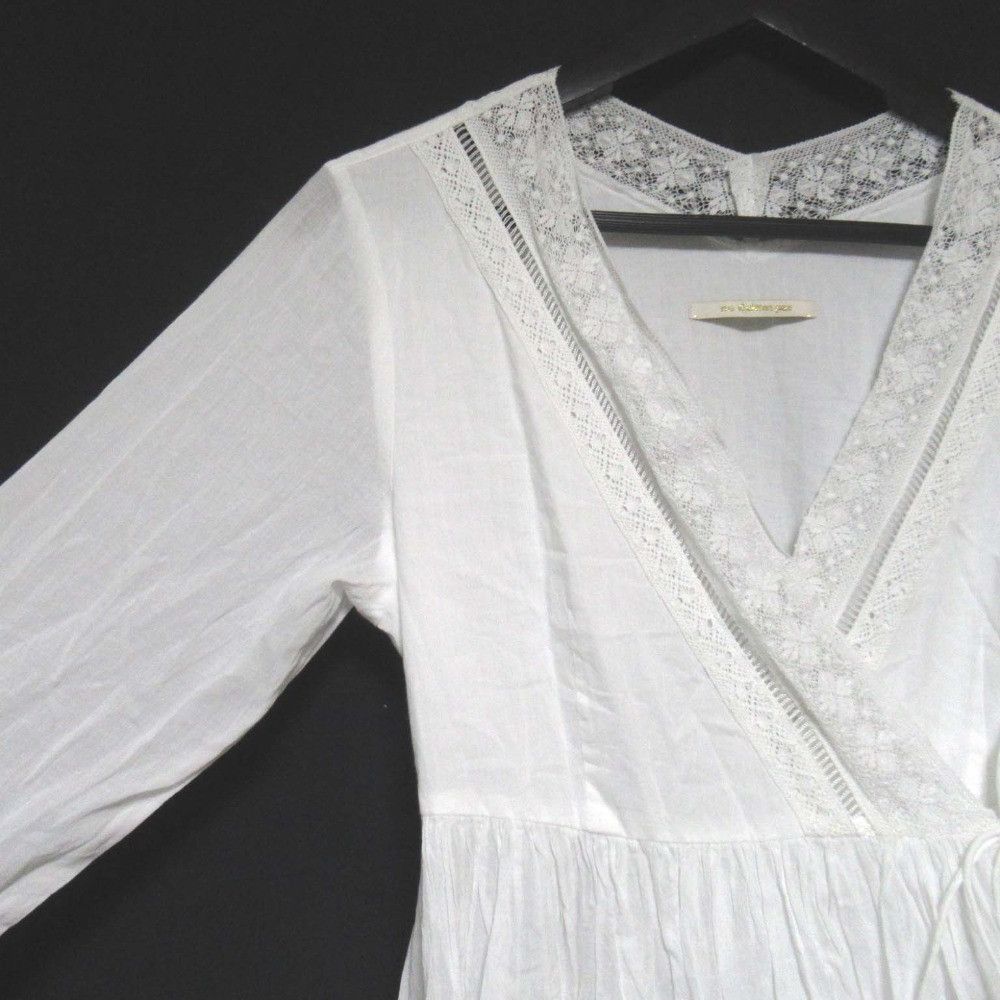 Other Other NE QUITTEZ PAS Cotton Voile Lace Dress Textile Dresses DUTY FREE for USA Size ONE SIZE - 3 Thumbnail
