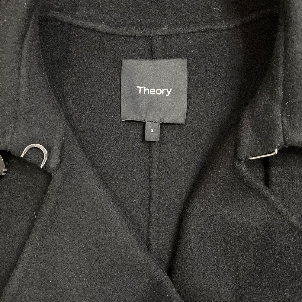 Theory Theory Theory NEW DIVIDE GC RELAXED TRNCH DF Wool Cashmere Trench Coat Textile Outerwear DUTY FREE for USA Size ONE SIZE - 3 Thumbnail