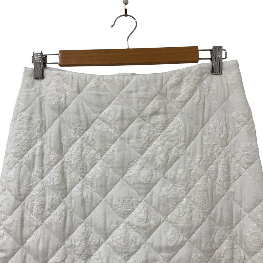 Jil Sander Jil Sander Jil Sander Jacquard Quilted Skirt Textile Skirts J03MA0188 DUTY FREE for USA Size ONE SIZE - 3 Thumbnail