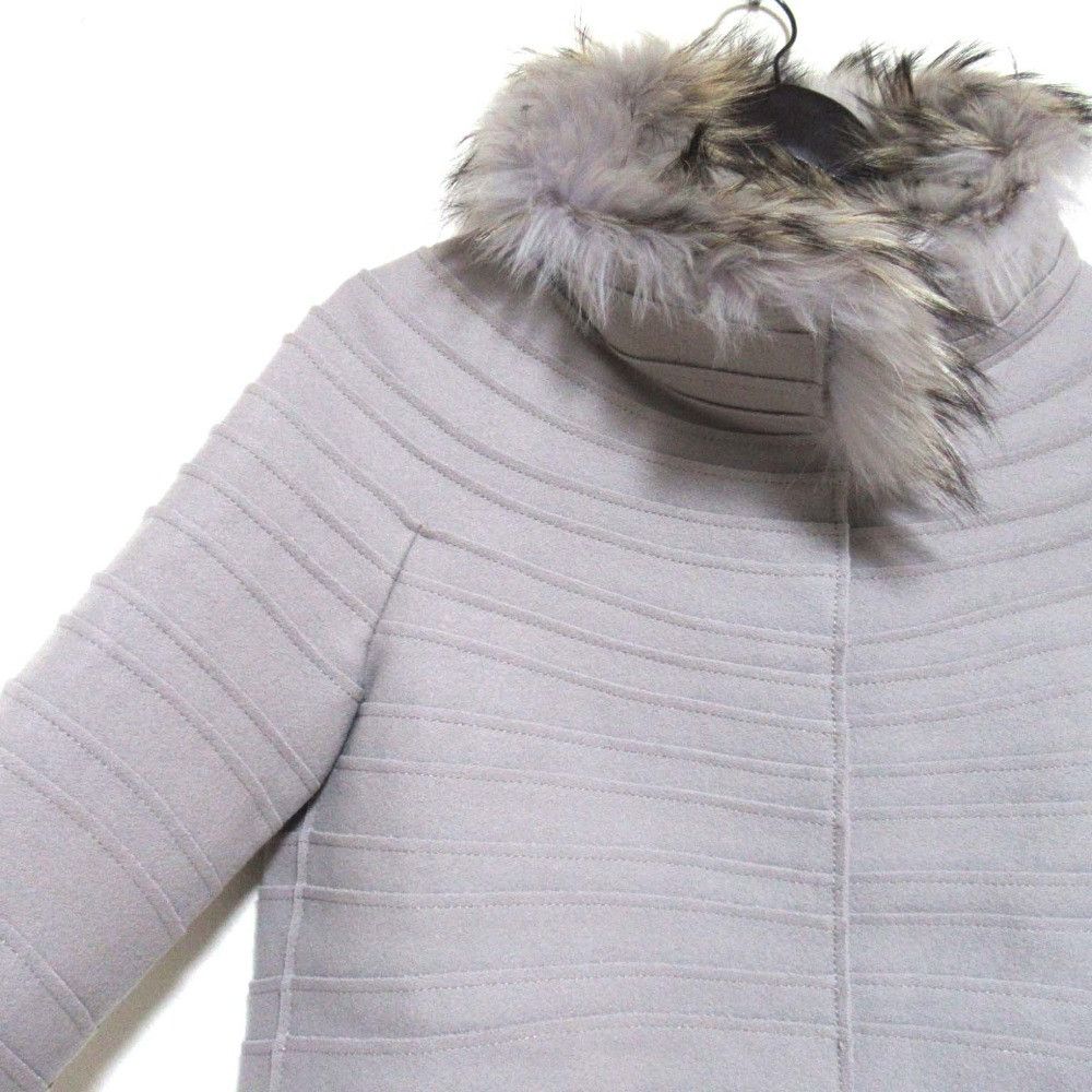 Other Other Alberta Ferretti Fur Trim Coat Fur Outerwear DUTY FREE for USA Size ONE SIZE - 3 Thumbnail
