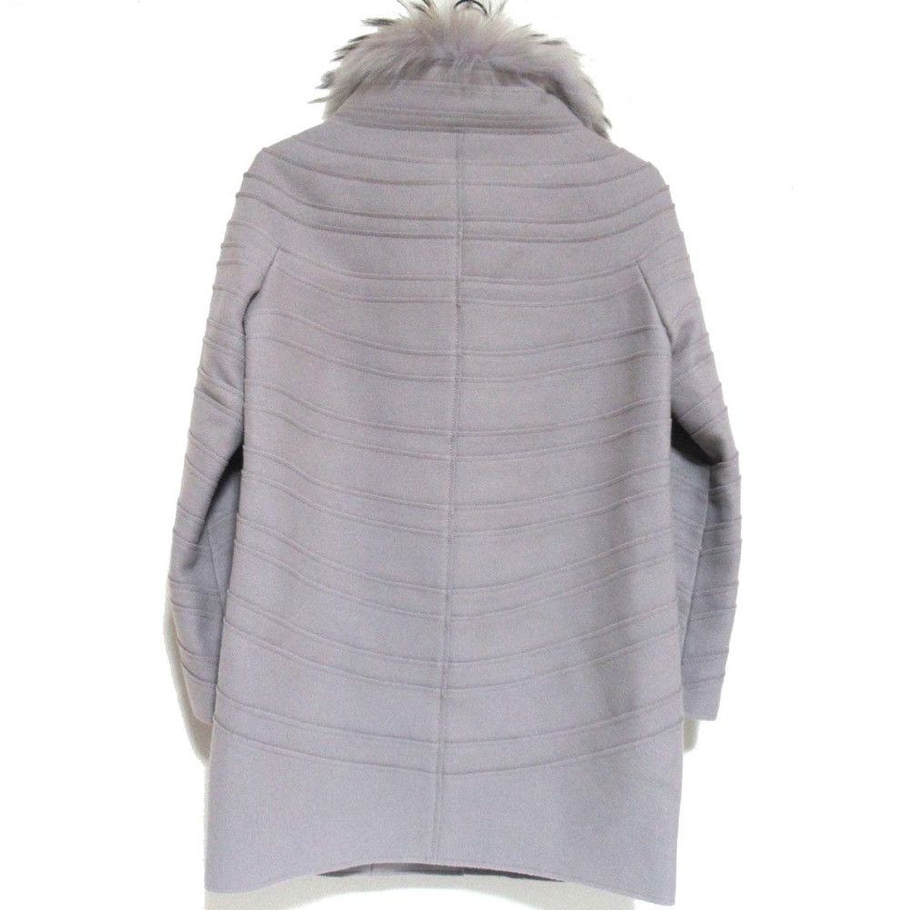 Other Other Alberta Ferretti Fur Trim Coat Fur Outerwear DUTY FREE for USA Size ONE SIZE - 2 Thumbnail