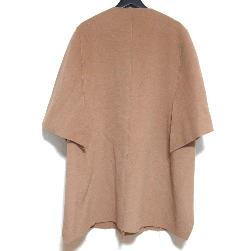 Other Other Alberta Ferretti Wool Collarless Poncho Coat Others Outerwear DUTY FREE for USA Size ONE SIZE - 2 Thumbnail