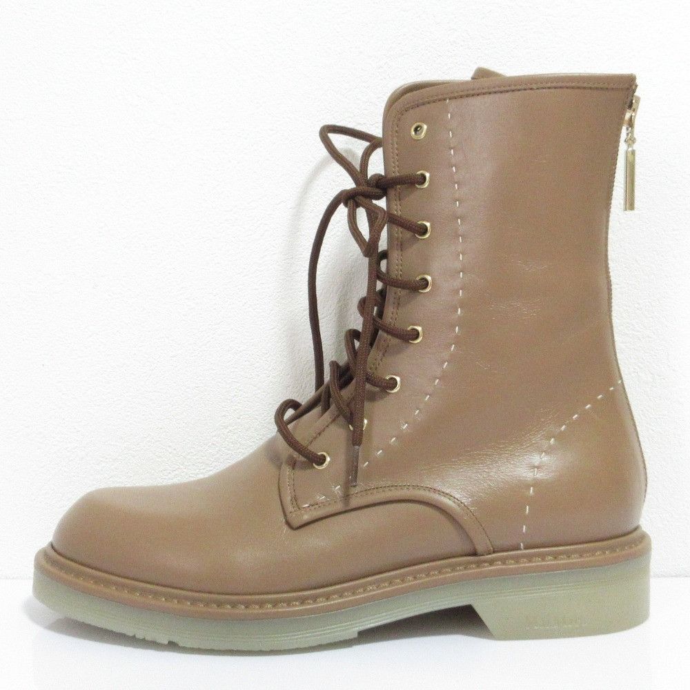Max Mara Max Mara Max Mara Urban Compact Leather Ankle Boots Leather Shoes DUTY FREE for USA Size ONE SIZE - 2 Thumbnail