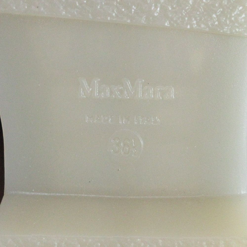 Max Mara Max Mara Max Mara Urban Compact Leather Ankle Boots Leather Shoes DUTY FREE for USA Size ONE SIZE - 8 Thumbnail