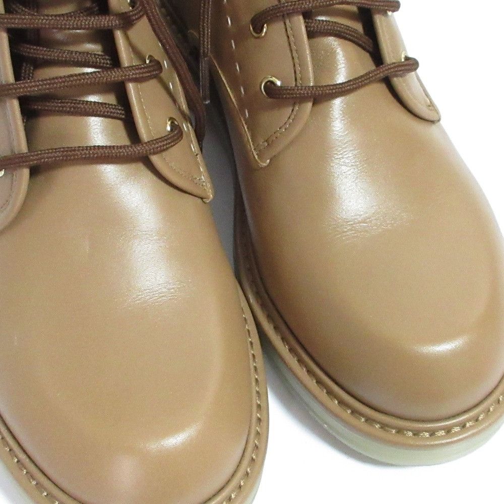 Max Mara Max Mara Max Mara Urban Compact Leather Ankle Boots Leather Shoes DUTY FREE for USA Size ONE SIZE - 11 Thumbnail