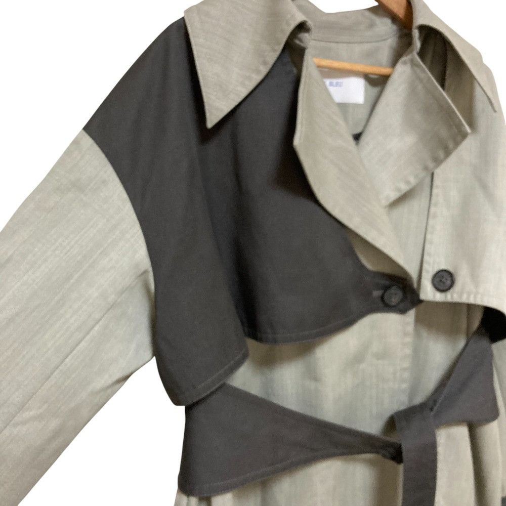 Other Other LE CIEL BLEU Wrapped Trench Coat Trench Coat Textile Outerwear 25S69302 DUTY FREE for USA Size ONE SIZE - 4 Thumbnail