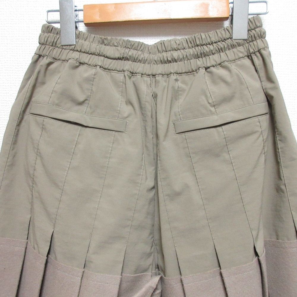 Sacai Sacai Sacai Pleats Wool Shorts Textile Shorts 23-06762 DUTY FREE for USA Size ONE SIZE - 4 Thumbnail
