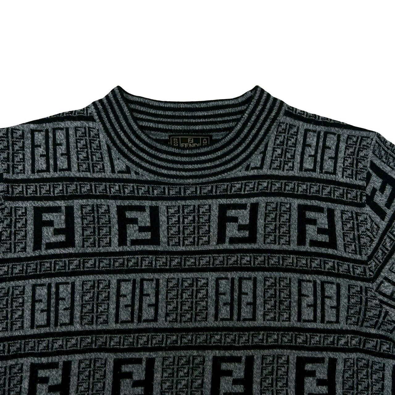 Fendi Fendi Fendi FF Wool Acrylic Sweater Textile Tops DUTY FREE for USA Size ONE SIZE - 3 Thumbnail