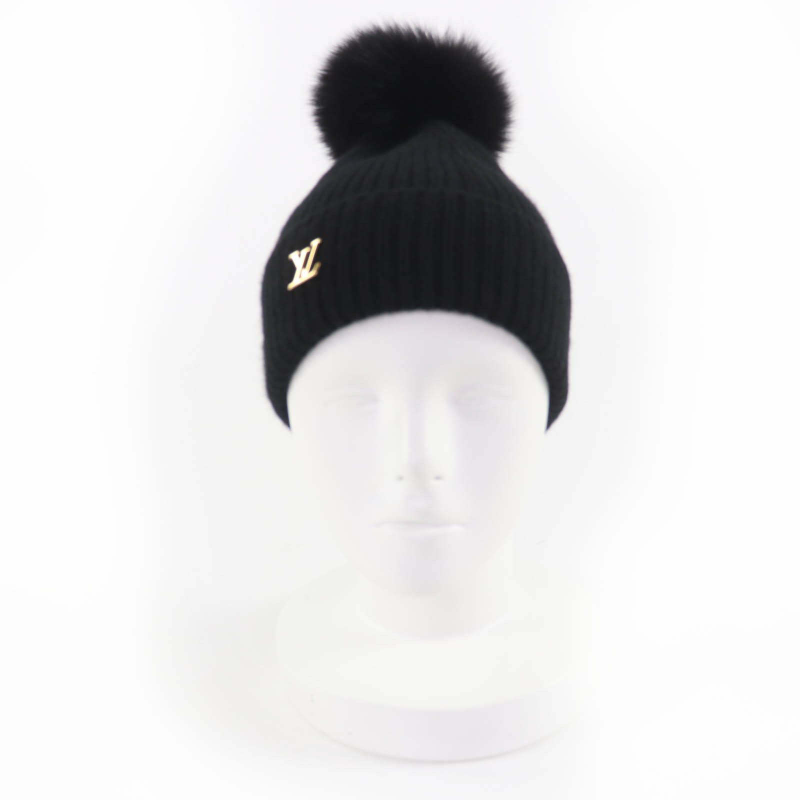 Louis Vuitton Louis Vuitton Louis Vuitton LV Cold Spark Cashmere Beanie Textile Hats M79256 DUTY FREE for USA Size ONE SIZE - 3 Thumbnail