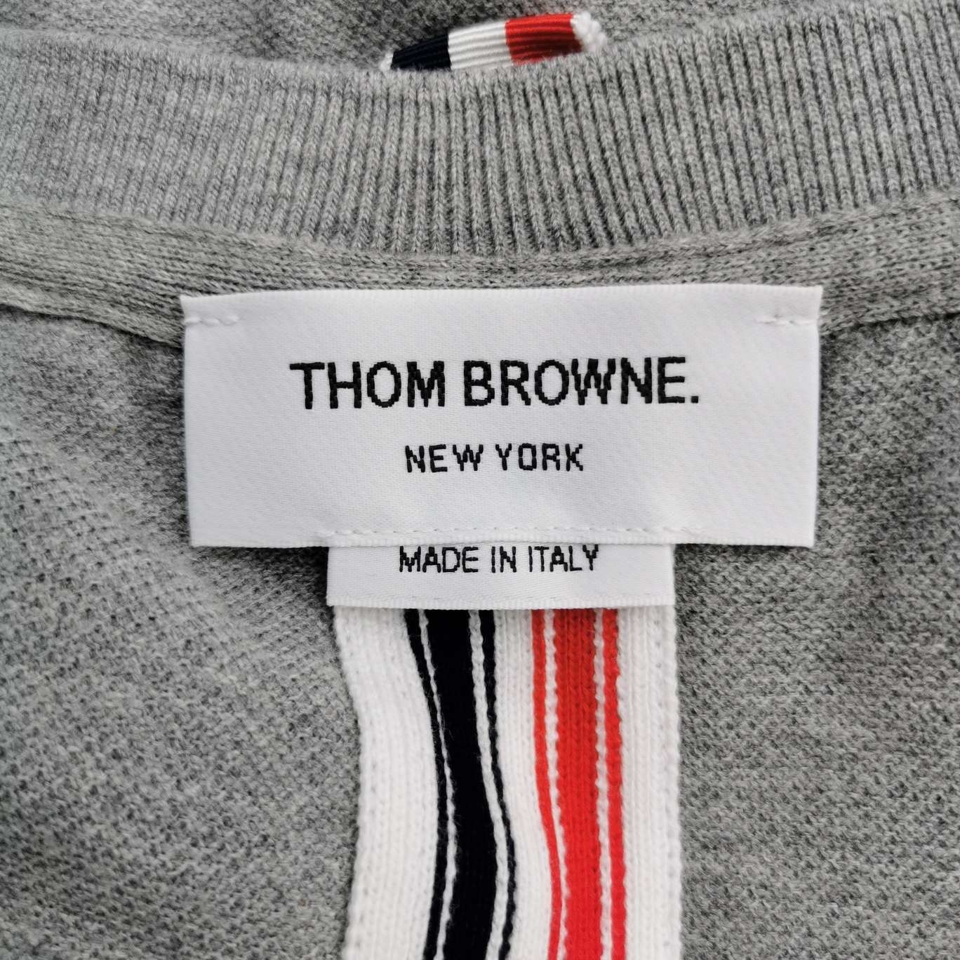 Thom Browne Thom Browne XL Cotton Solid Crew Neck T-Shirt Size US M / EU 48-50 / 2 - 14 Thumbnail