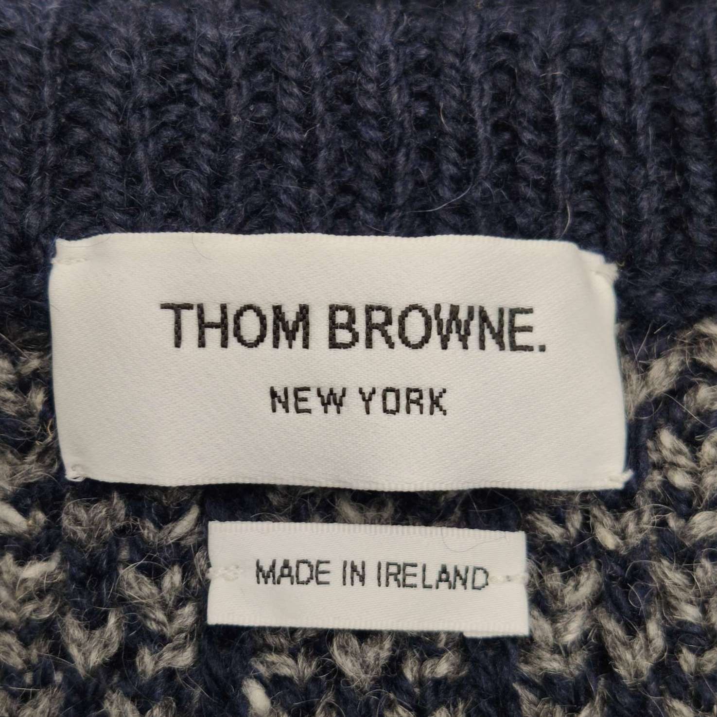 Thom Browne Thom Browne Wool Crewneck Sweater S/38 Size US M / EU 48-50 / 2 - 11 Thumbnail