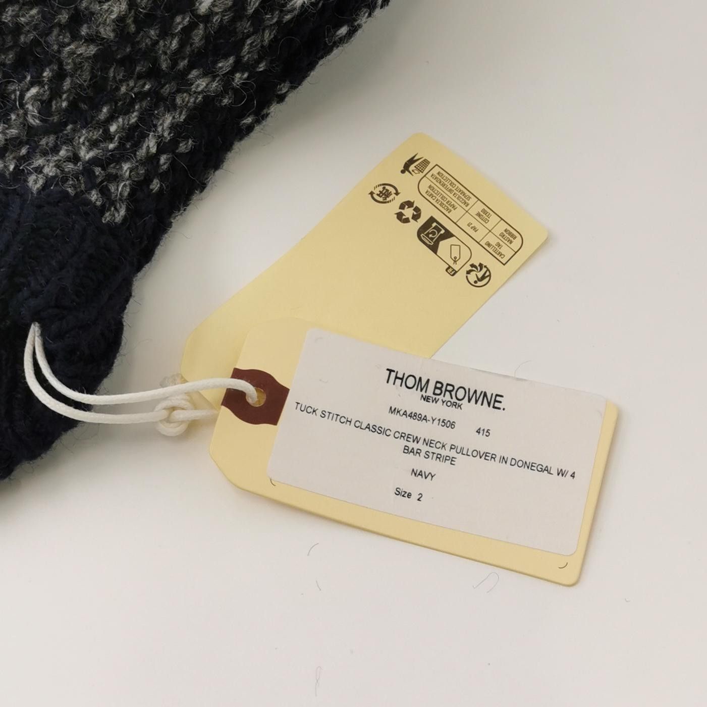 Thom Browne Thom Browne Wool Crewneck Sweater S/38 Size US M / EU 48-50 / 2 - 10 Thumbnail