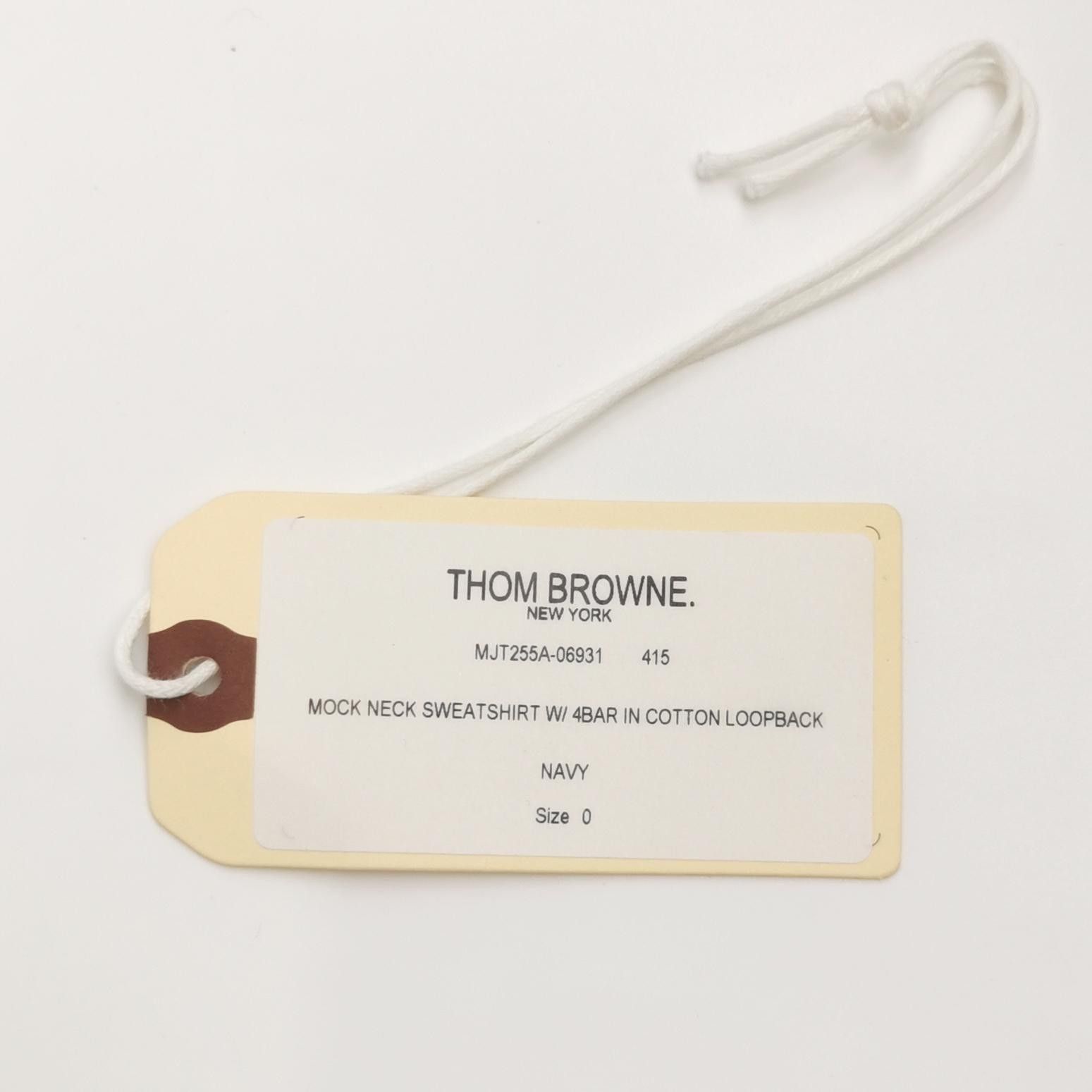 Thom Browne Thom Browne XS Cotton Striped Long-Sleeve Sweatshirt Size US XS / EU 42 / 0 - 5 Thumbnail
