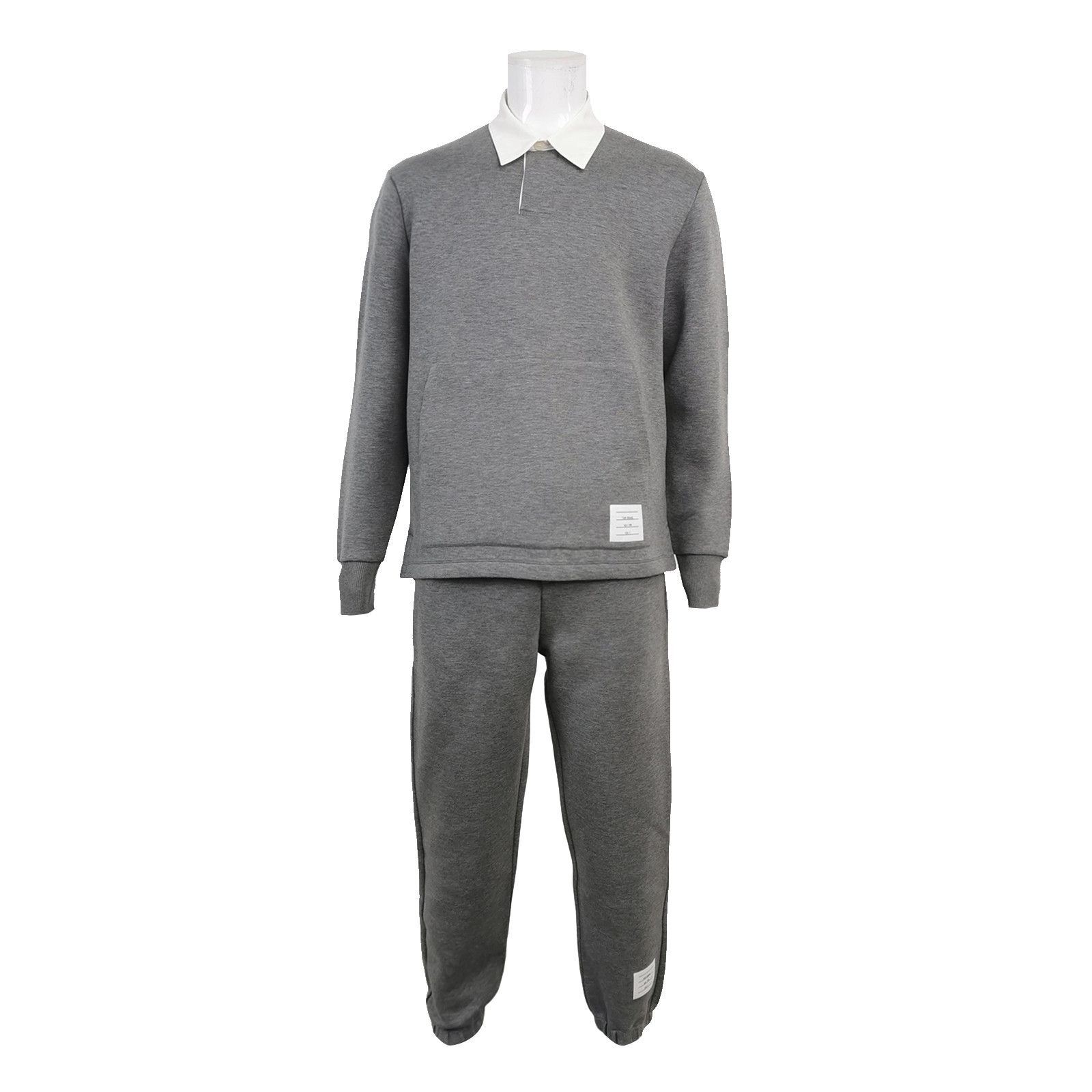 Thom Browne Thom Browne Gray M Crewneck Wool Sweater Size US L / EU 52-54 / 3 - 2 Thumbnail