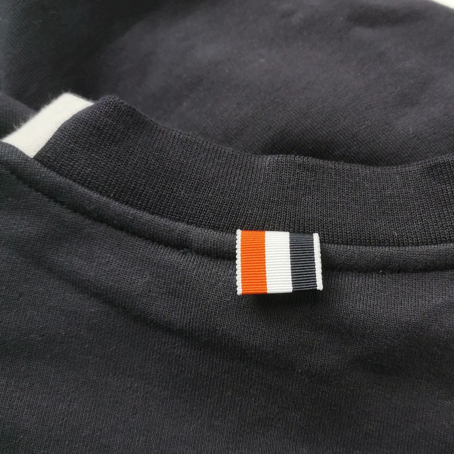 Thom Browne Thom Browne Black Striped Crewneck Sweatshirt L Size US M / EU 48-50 / 2 - 6 Thumbnail