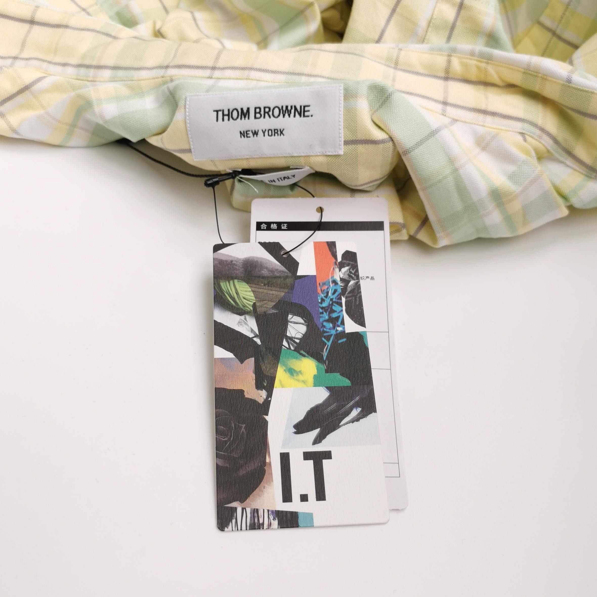 Thom Browne Thom Browne Cotton Plaid Button-Down Shirt XL Size US XL / EU 56 / 4 - 10 Thumbnail