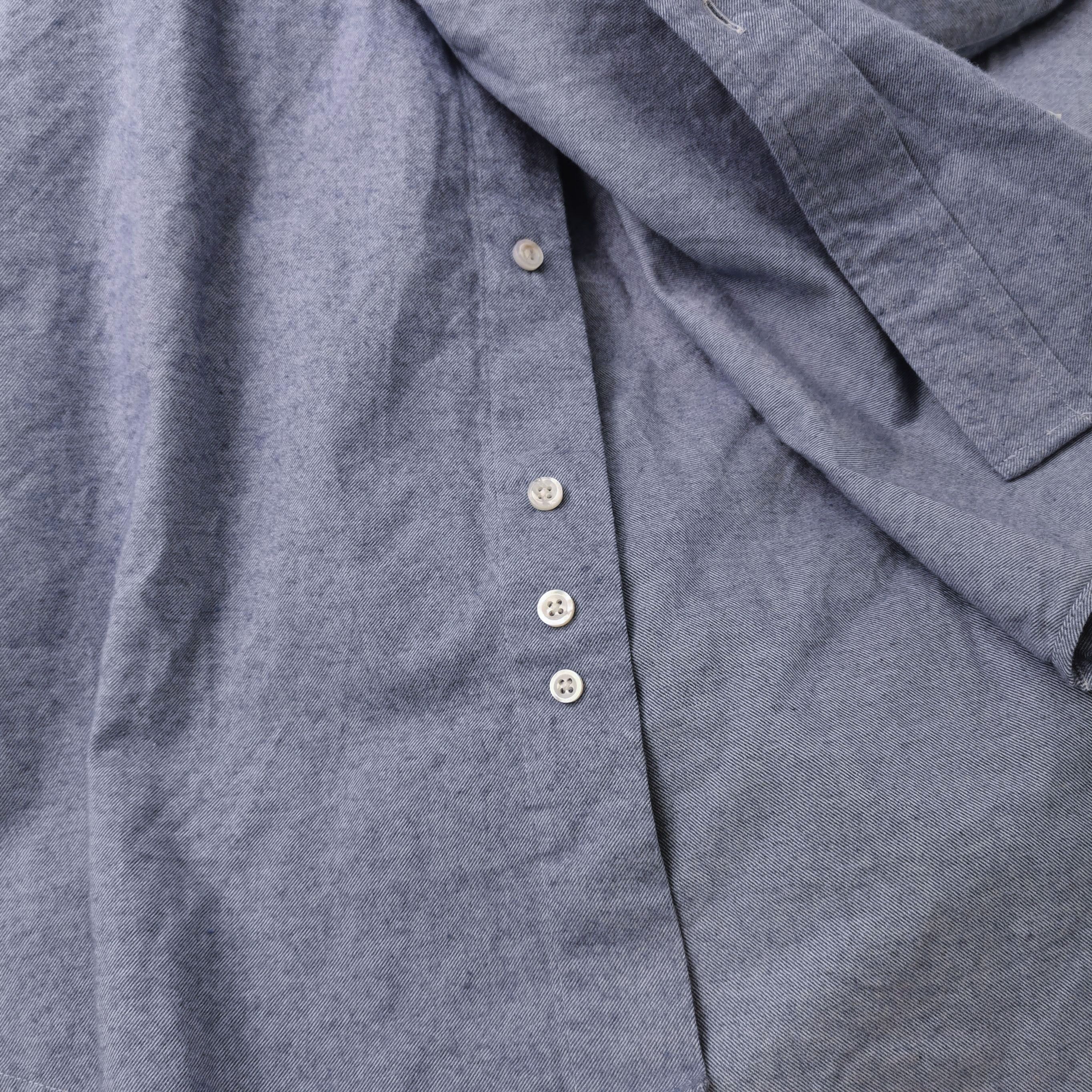 Thom Browne Thom Browne Blue Stripe Cotton Long-Sleeve Shirt Size US L / EU 52-54 / 3 - 7 Thumbnail